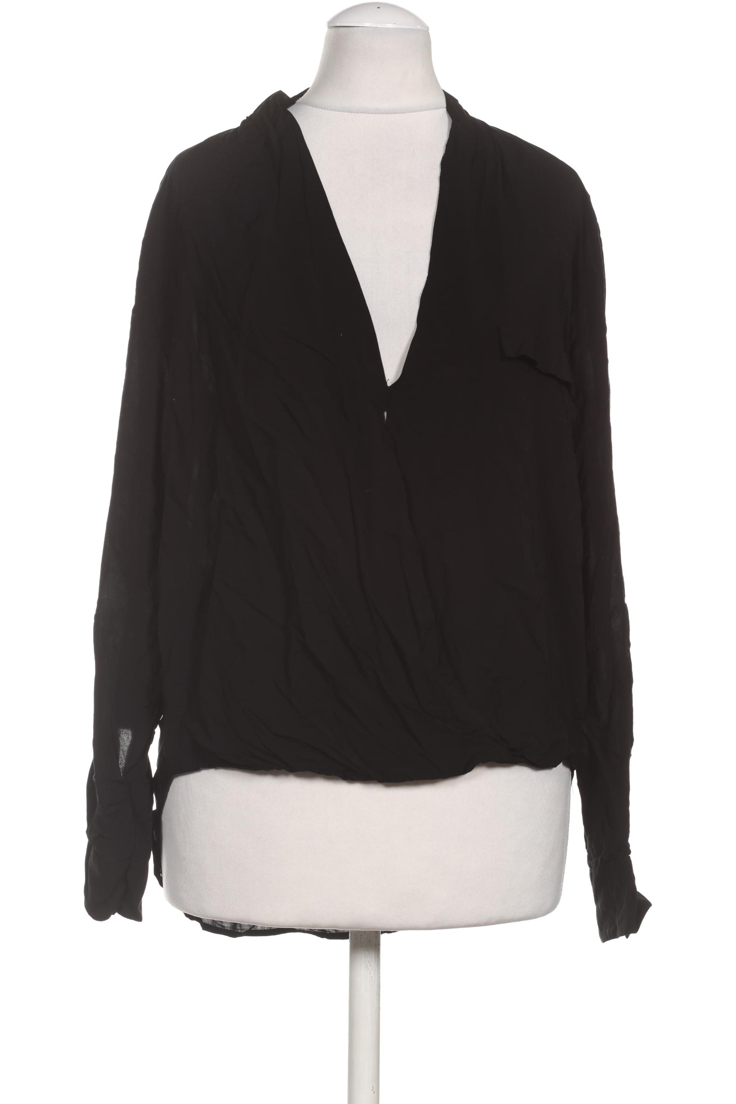 

ZARA Damen Bluse, schwarz