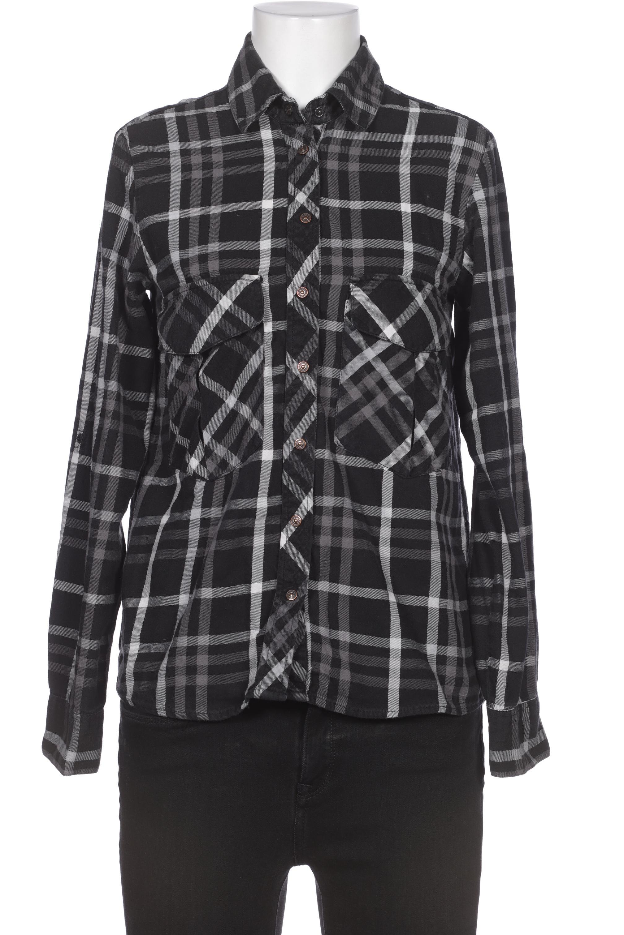 

ZARA Damen Bluse, schwarz