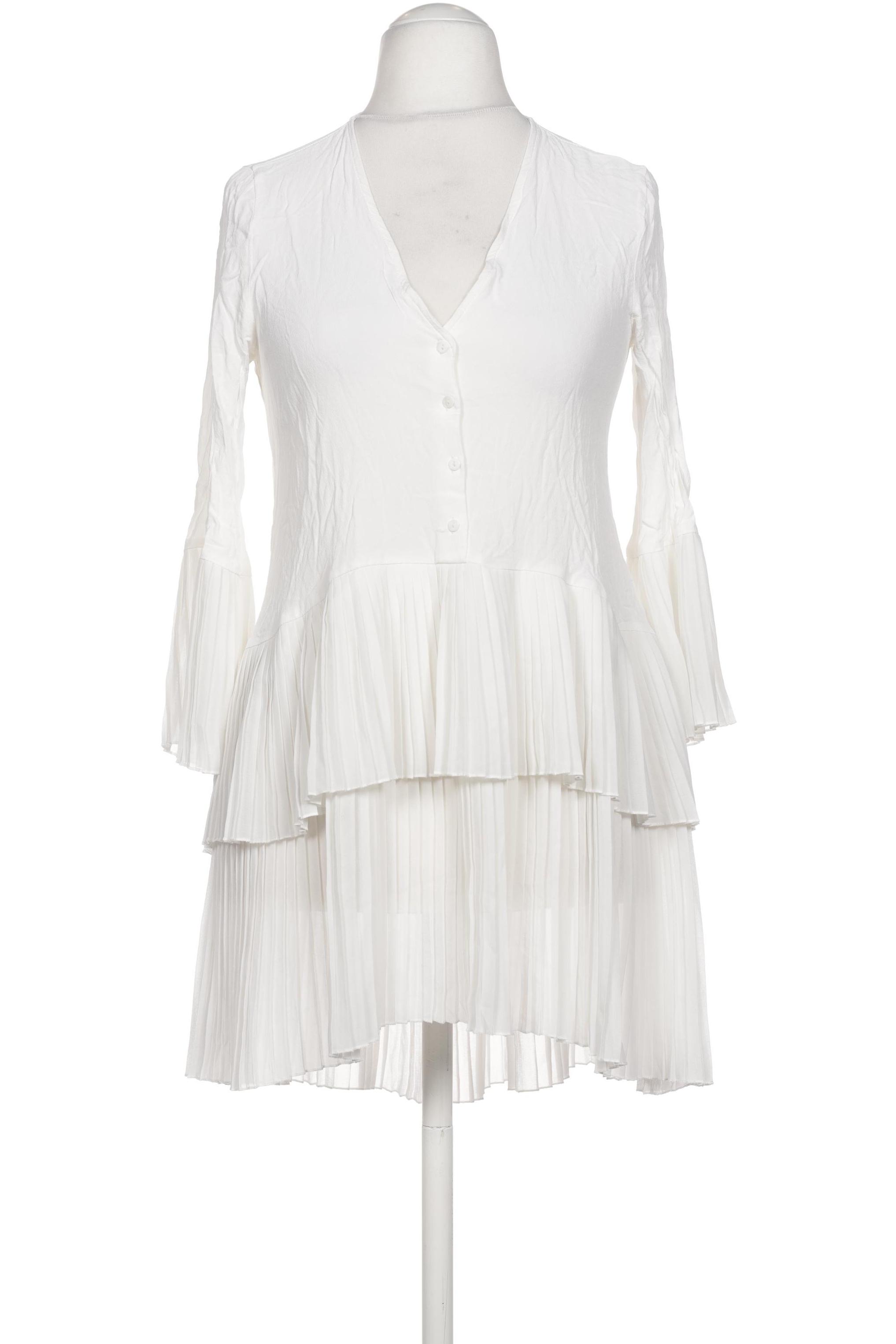 

ZARA Damen Bluse, weiß