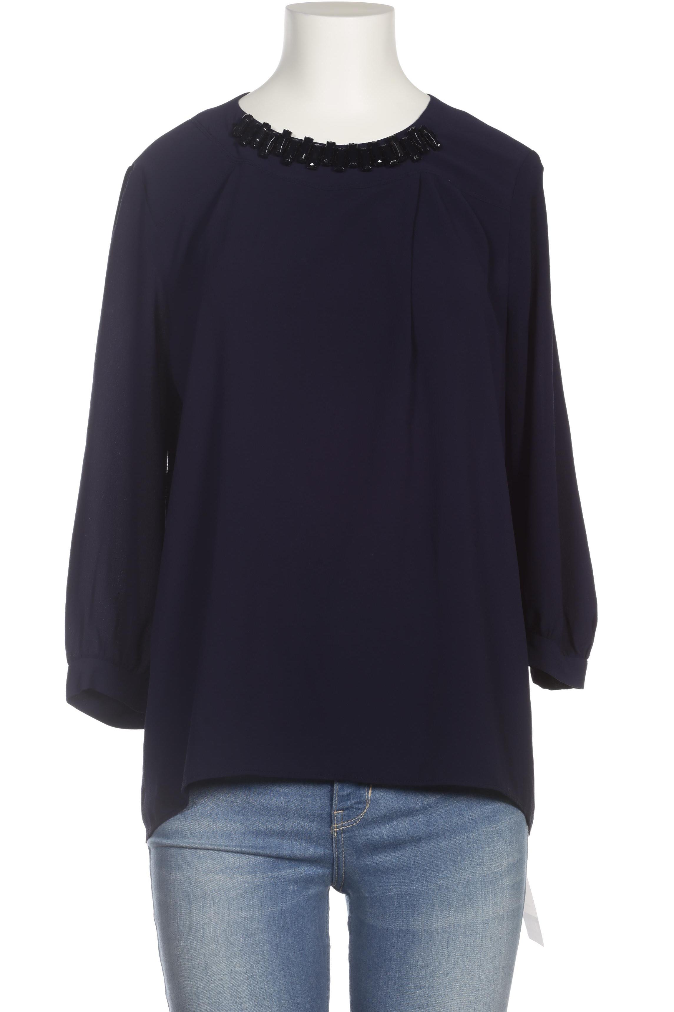 

ZARA Damen Bluse, marineblau