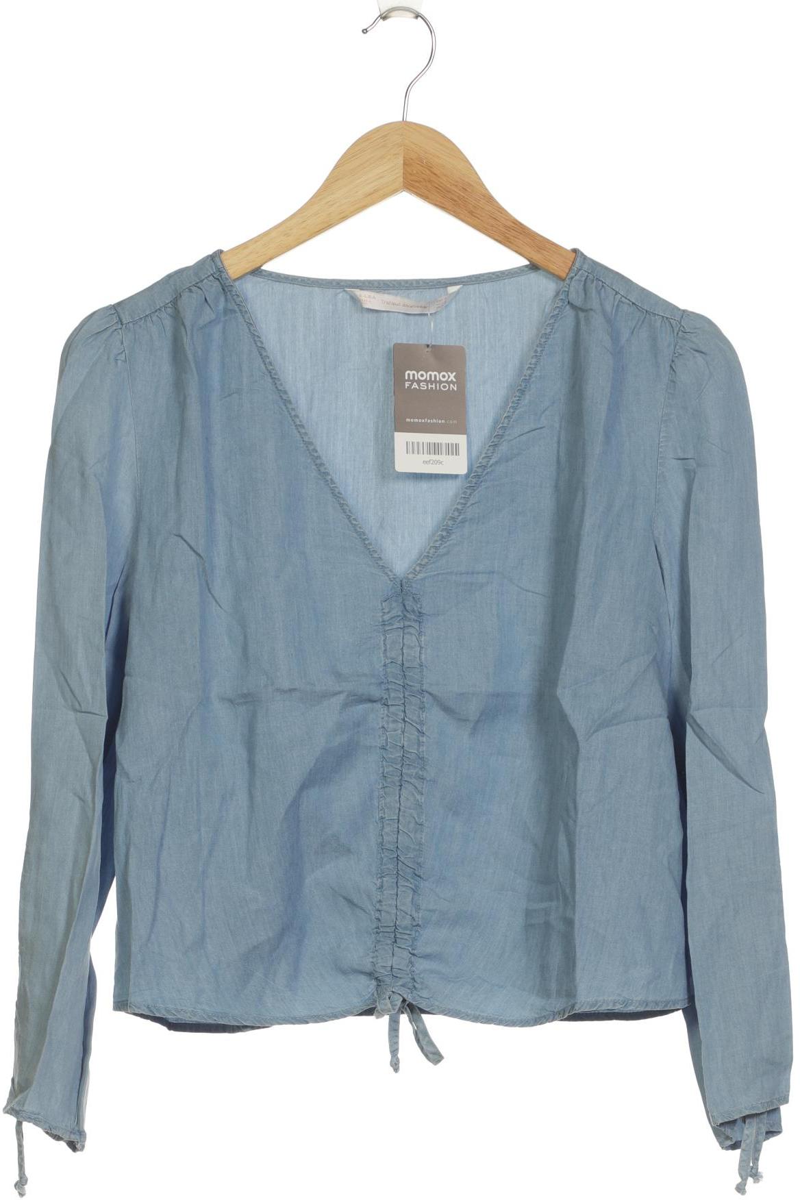 

ZARA Damen Bluse, hellblau