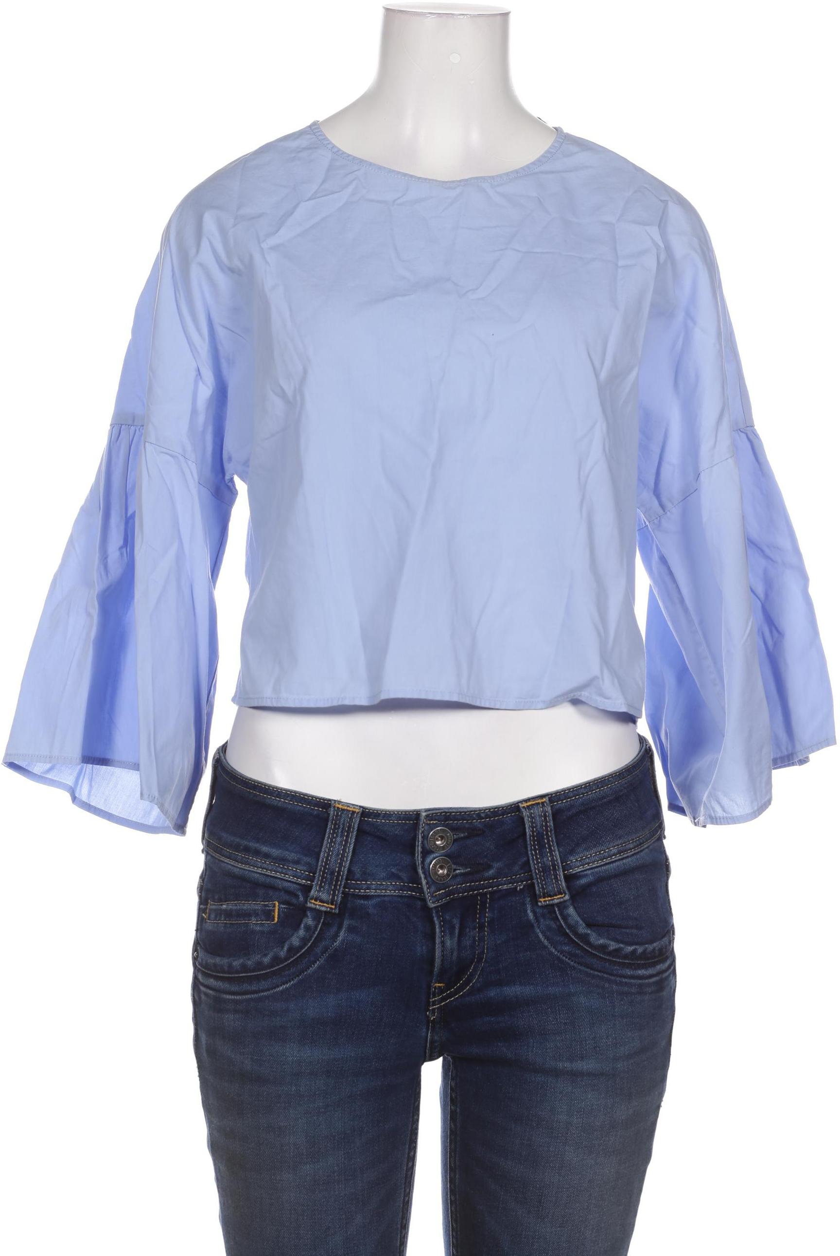 

Zara Damen Bluse, blau, Gr. 34