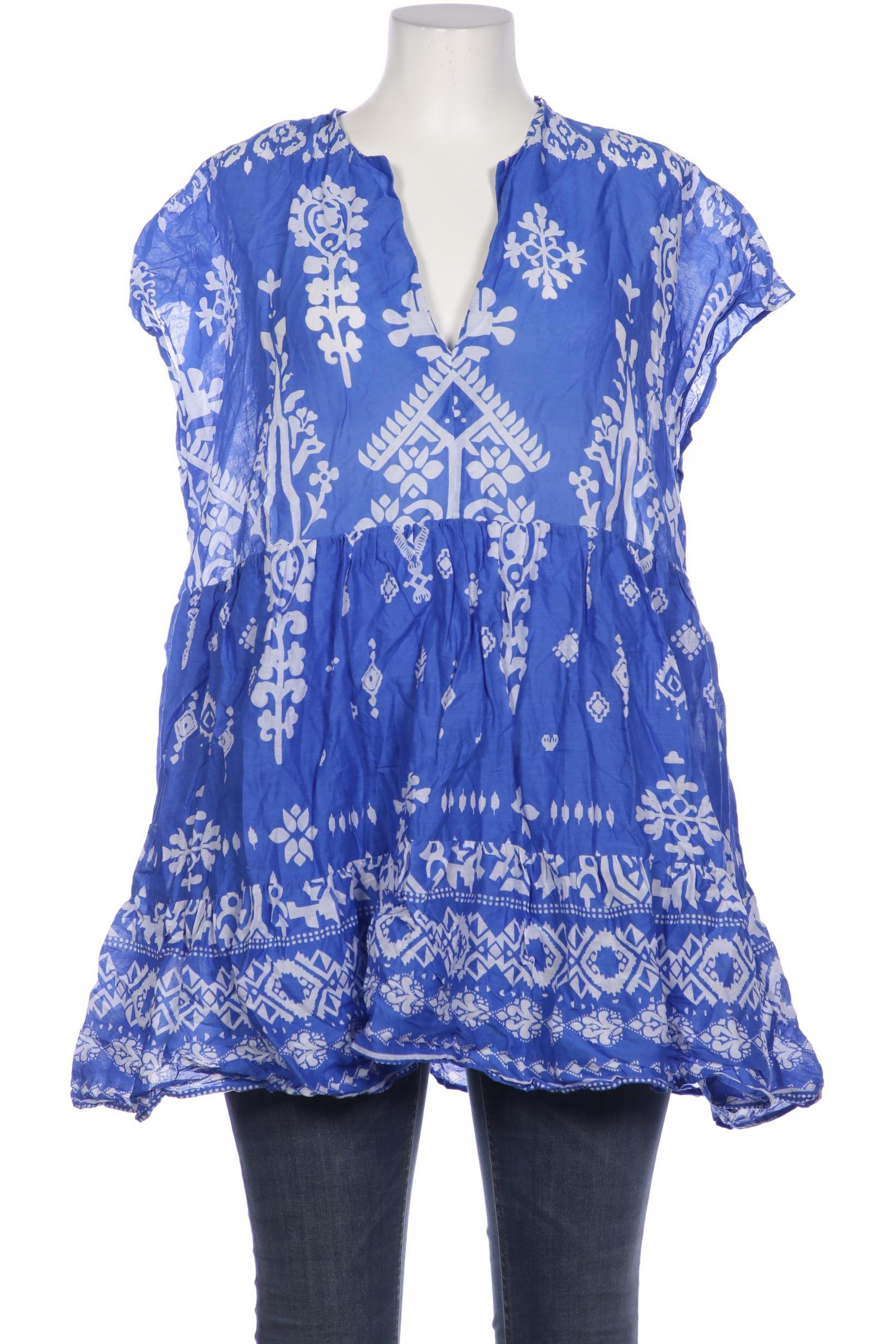

ZARA Damen Bluse, blau