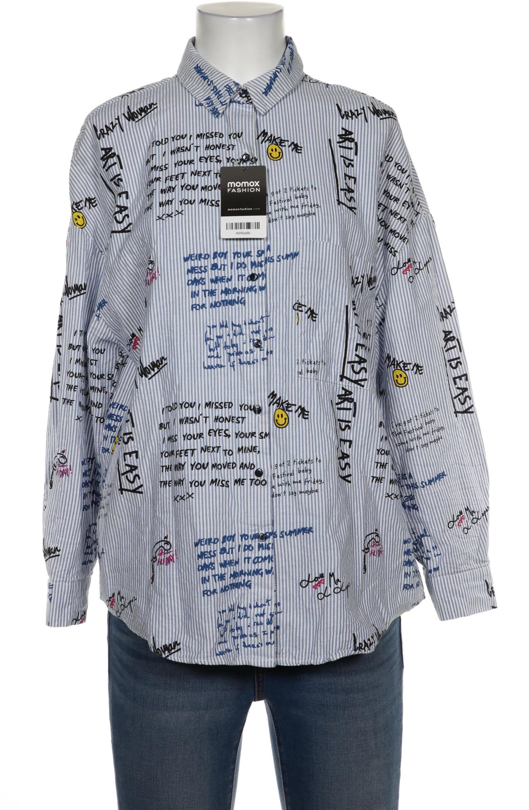 

Zara Damen Bluse, blau, Gr. 36