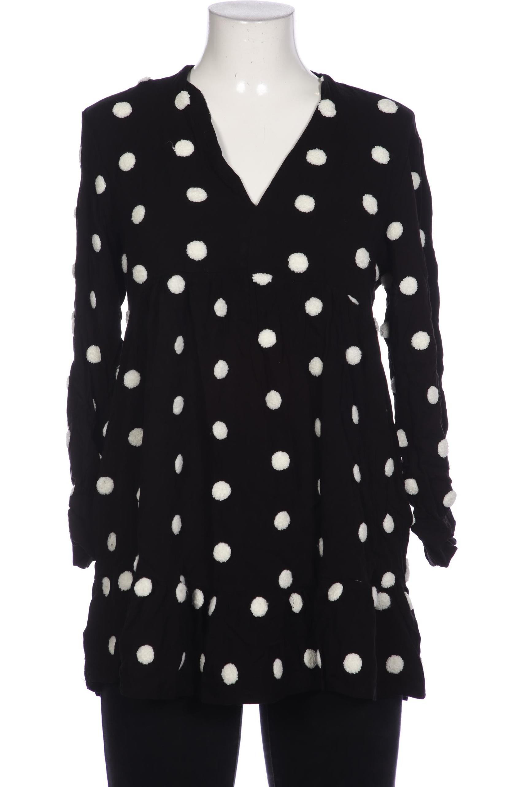 

ZARA Damen Bluse, schwarz