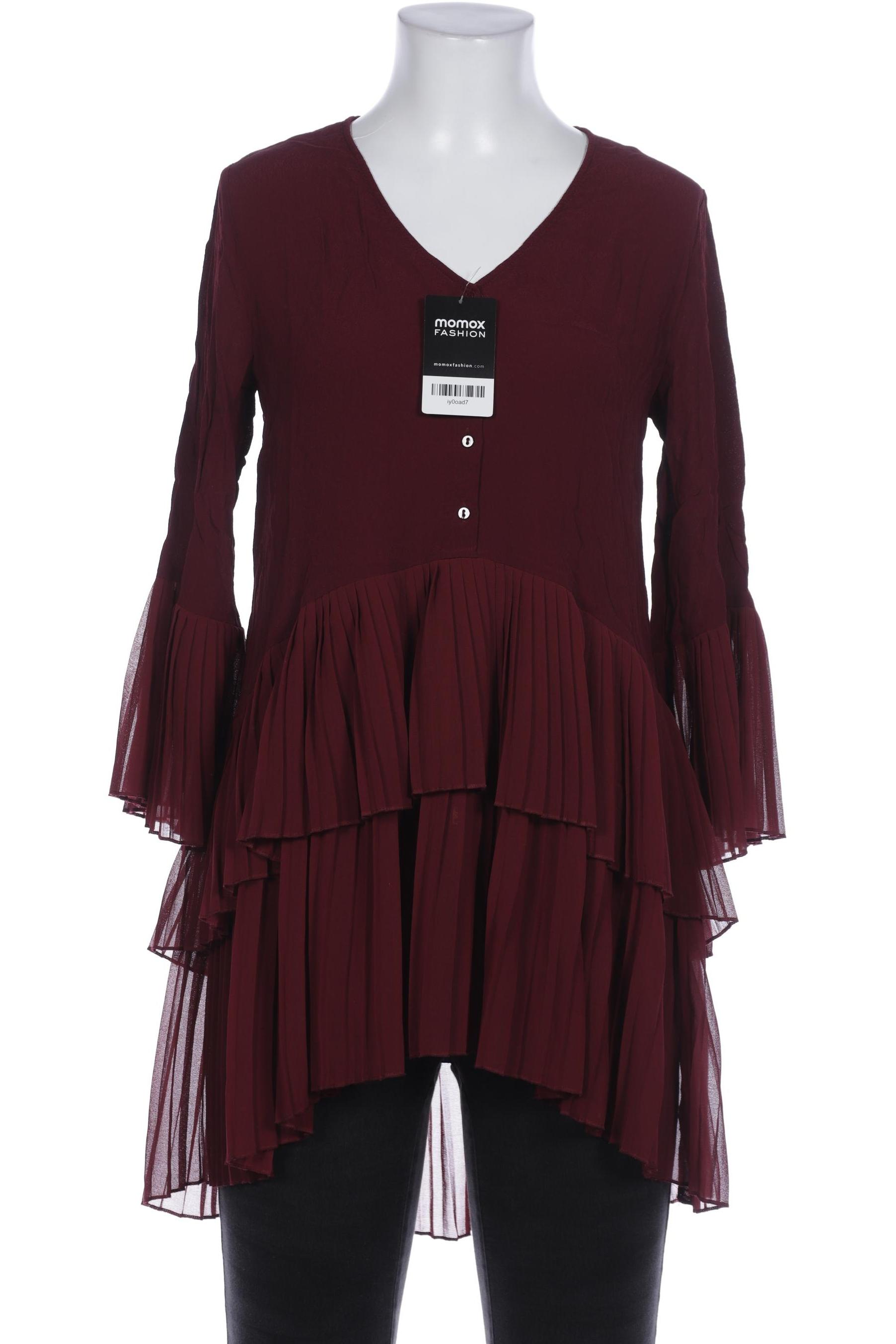 

Zara Damen Bluse, bordeaux, Gr. 36