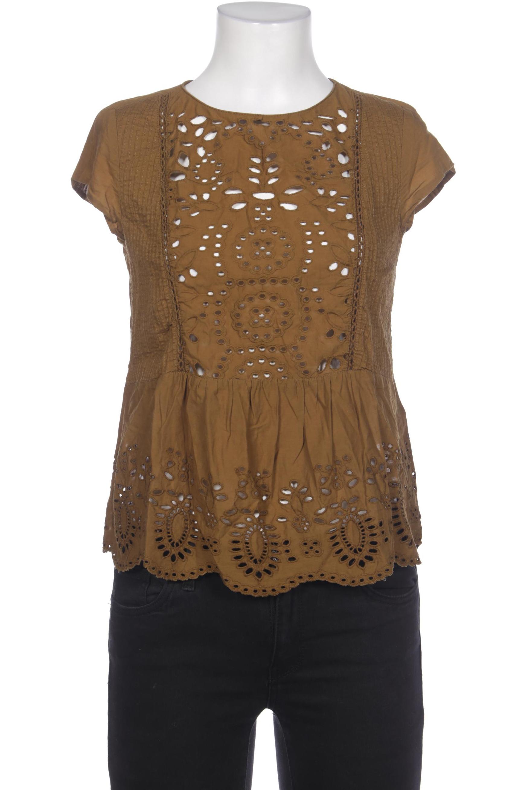 

ZARA Damen Bluse, braun