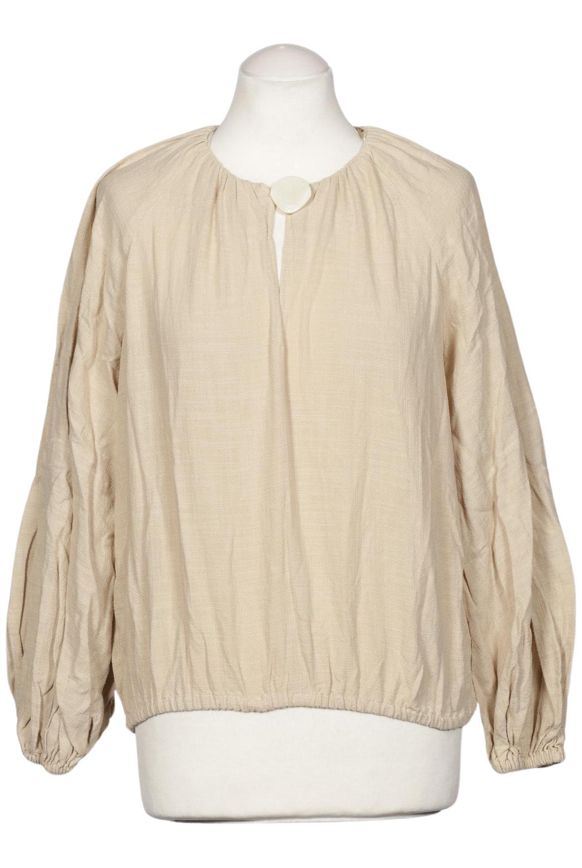 

Zara Damen Bluse, beige, Gr. 36