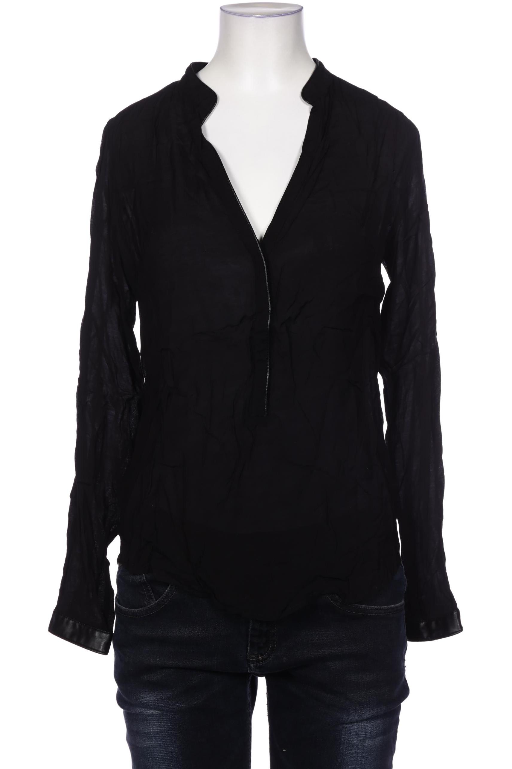 

ZARA Damen Bluse, schwarz