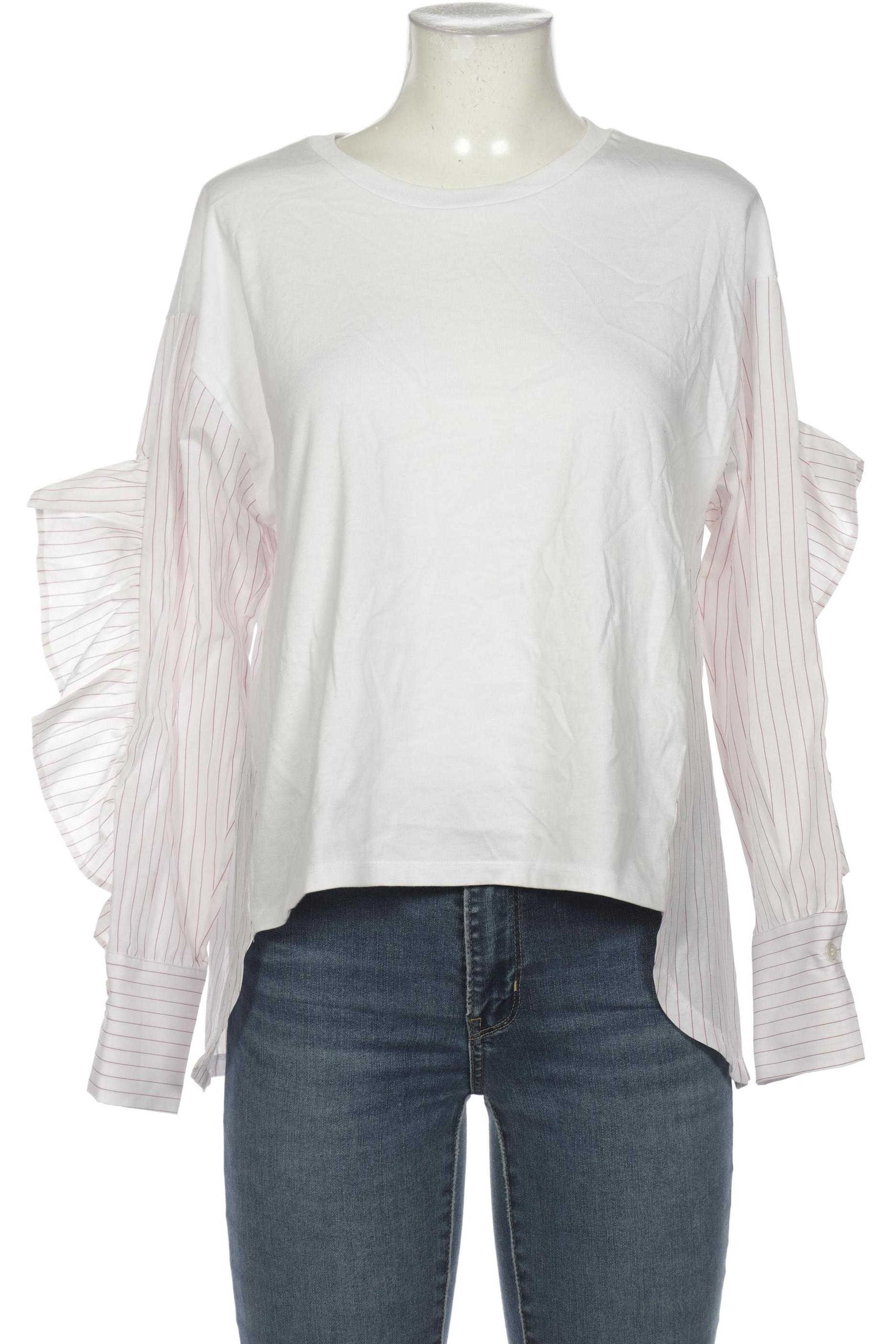 

ZARA Damen Bluse, weiß