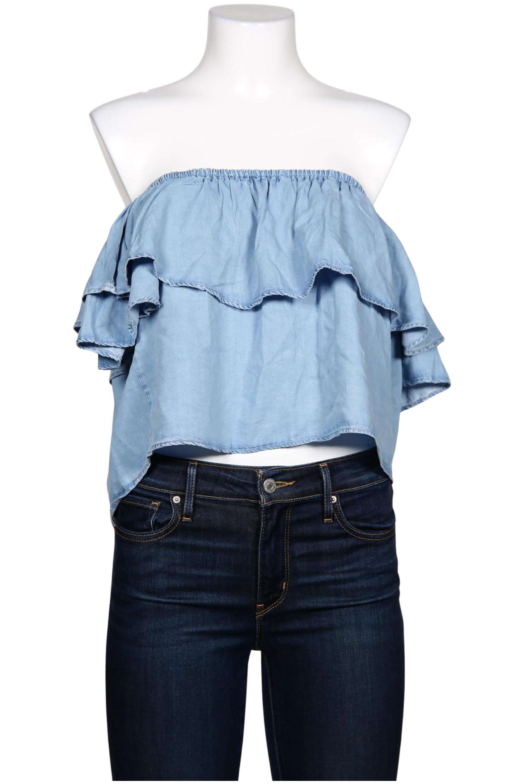 

Zara Damen Bluse, blau, Gr. 38