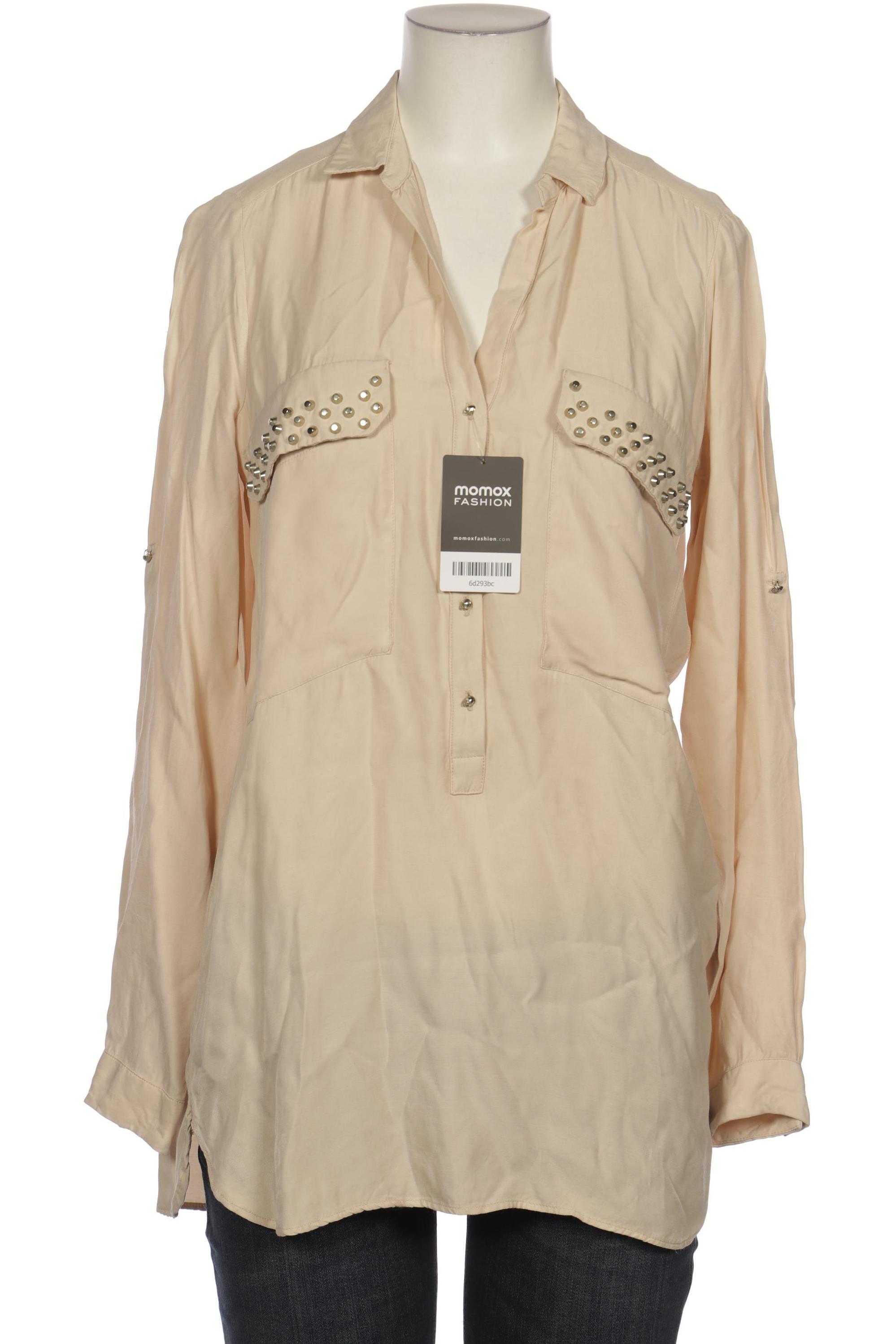 

ZARA Damen Bluse, beige
