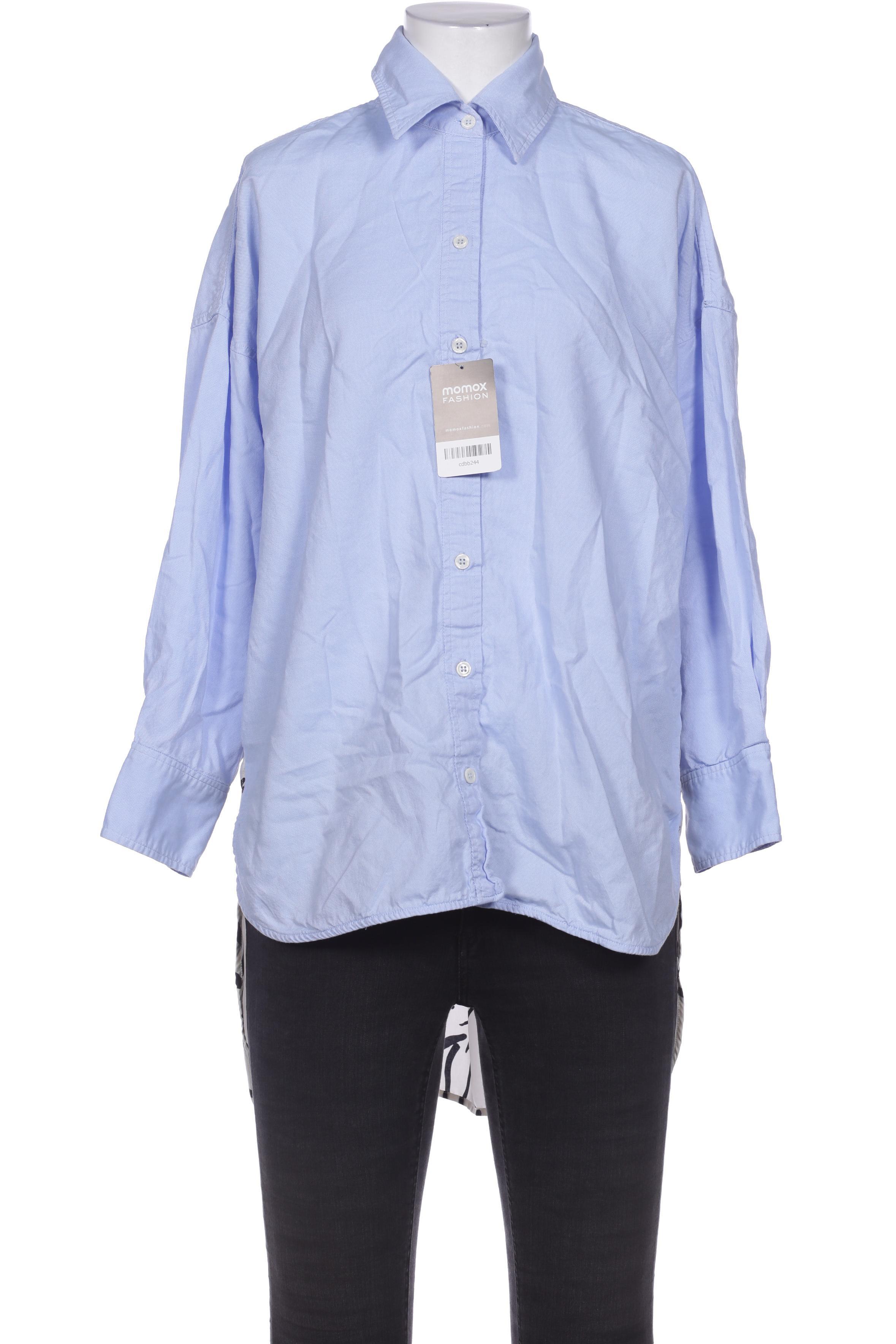 

ZARA Damen Bluse, blau