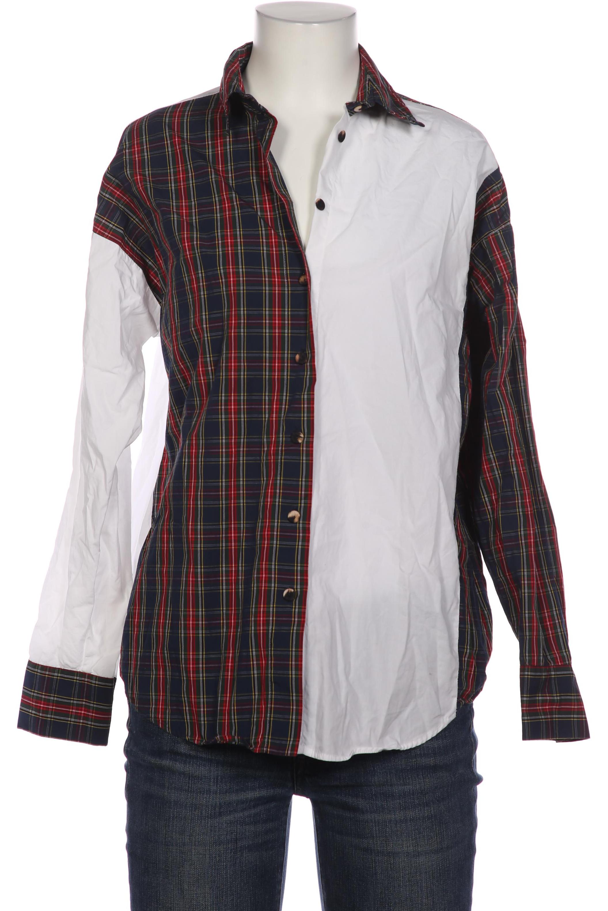 

Zara Damen Bluse, marineblau, Gr. 34