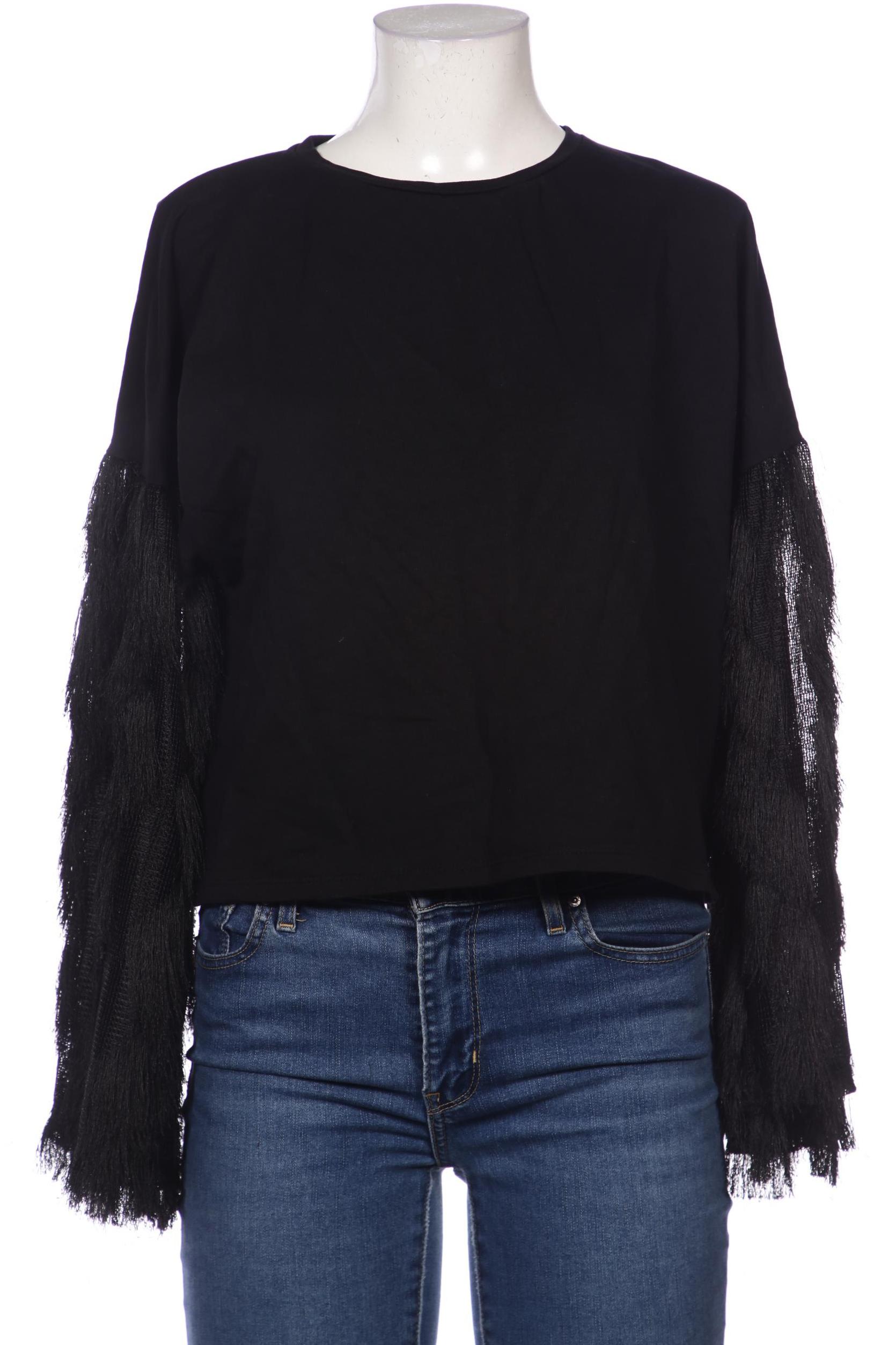

ZARA Damen Bluse, schwarz