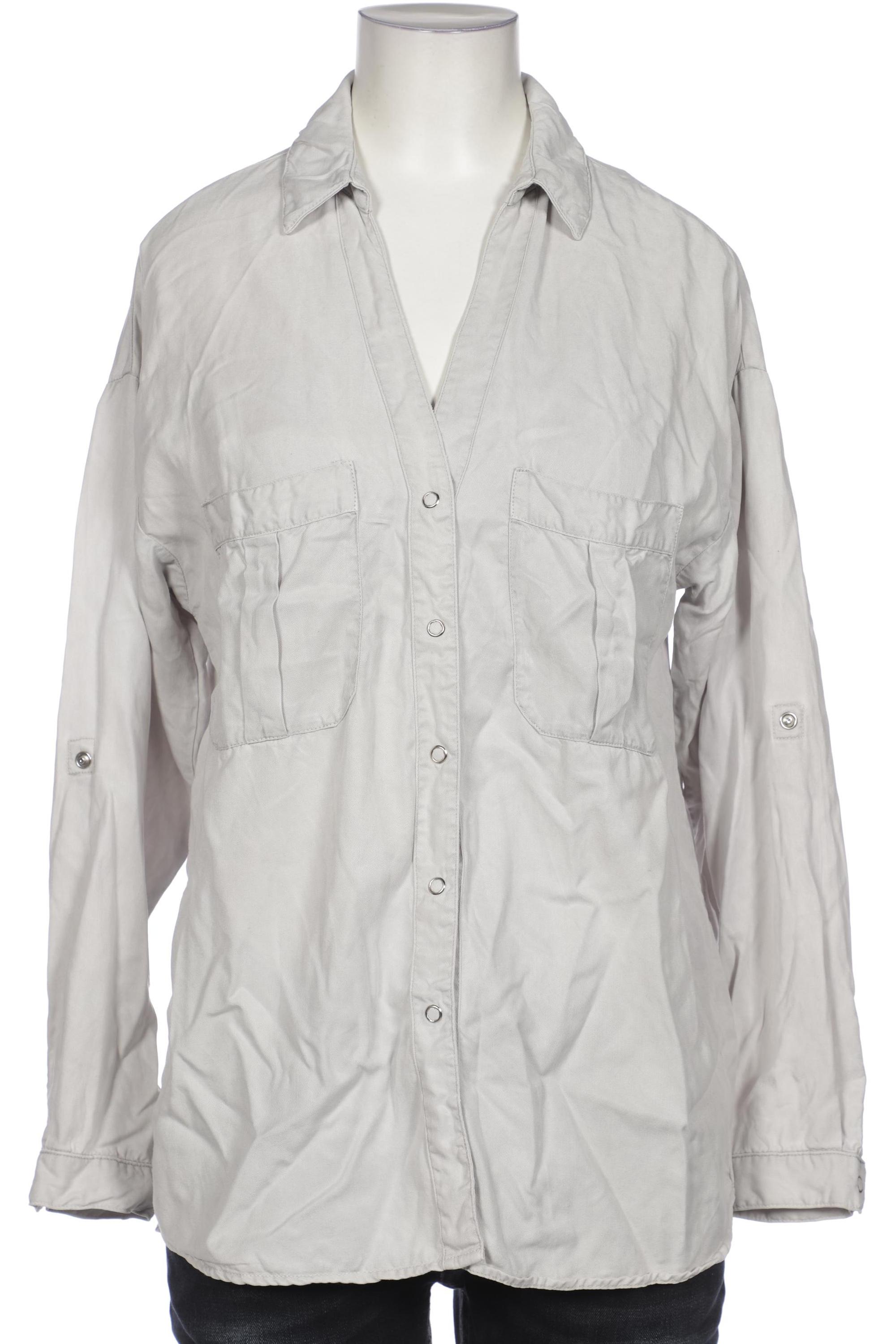 

ZARA Damen Bluse, grau