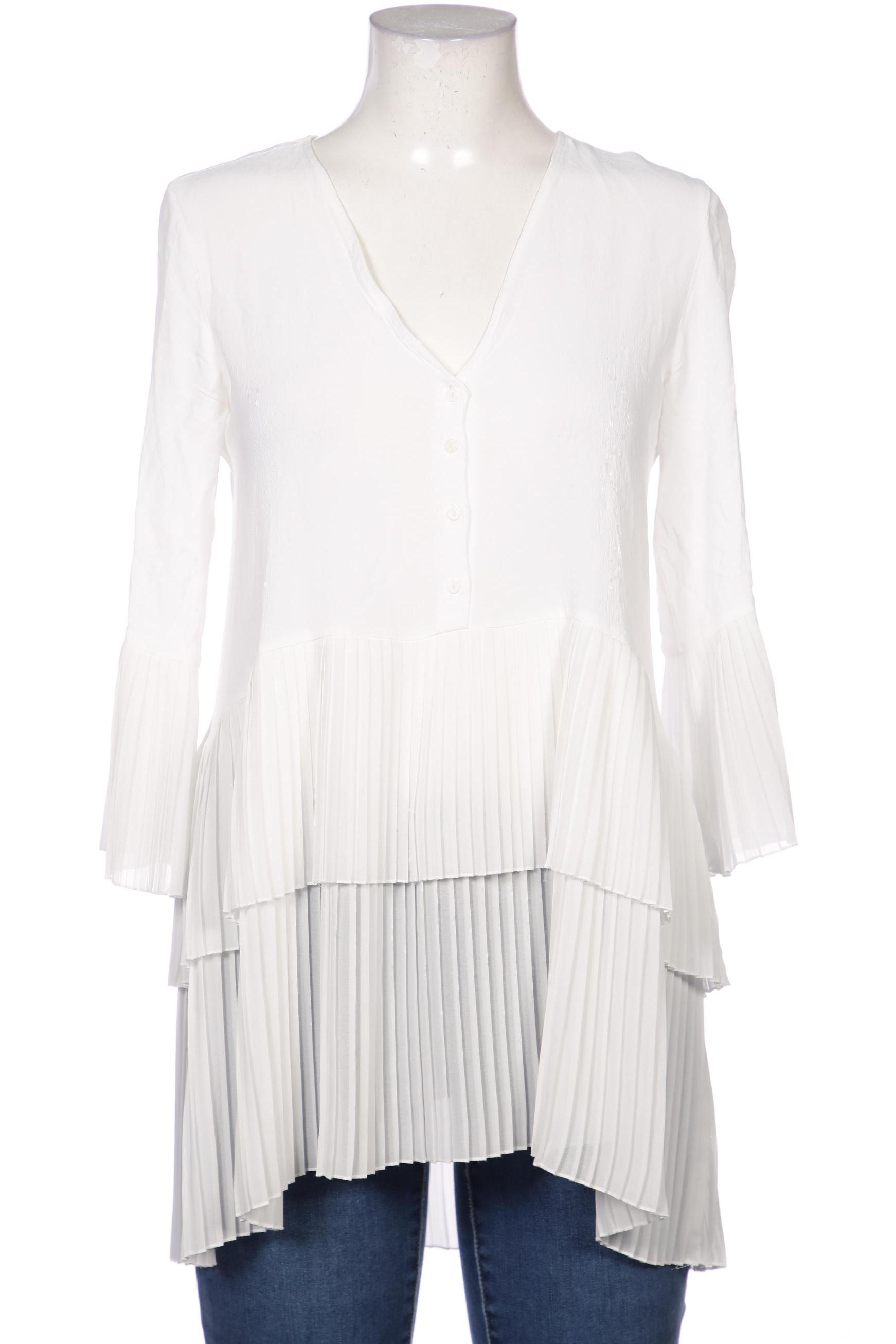 

ZARA Damen Bluse, weiß