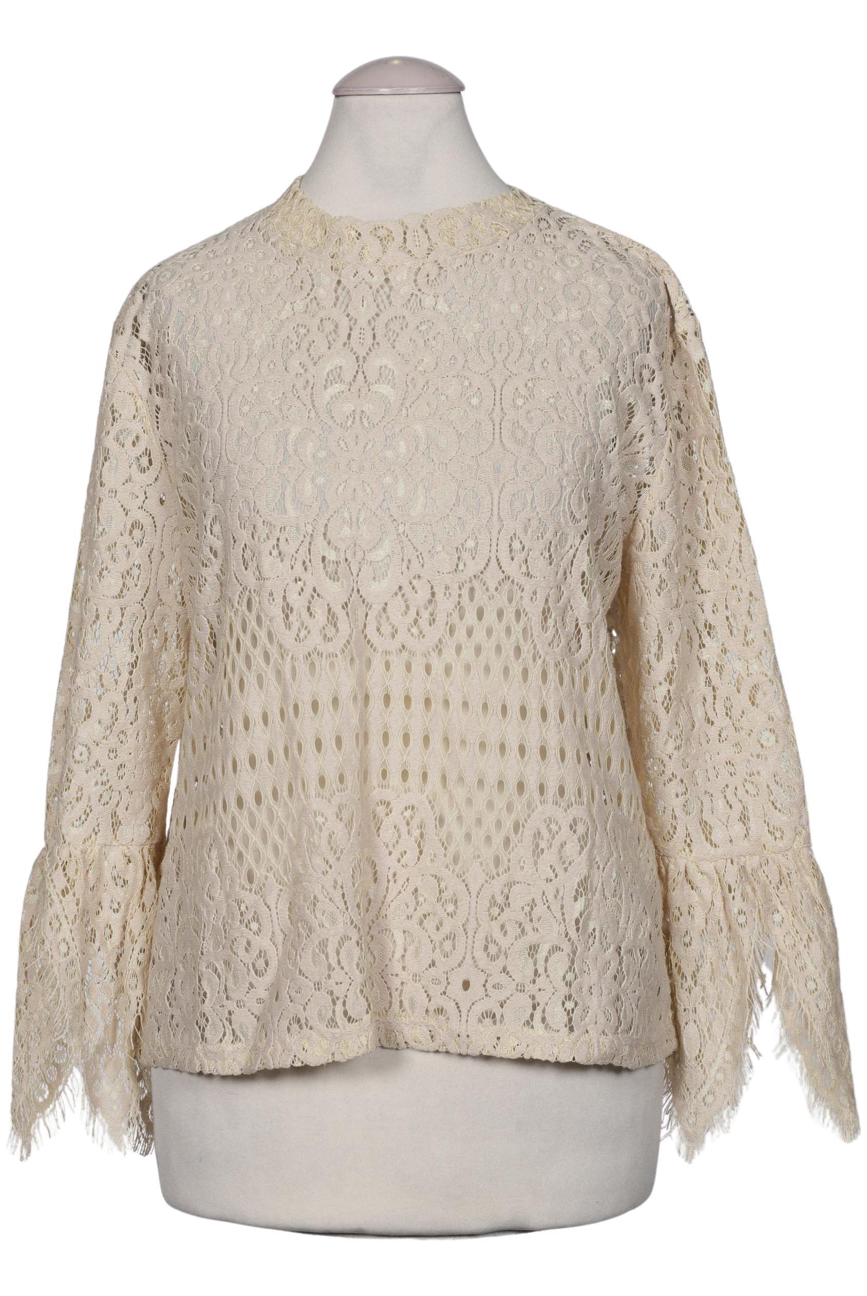 

Zara Damen Bluse, beige, Gr. 38