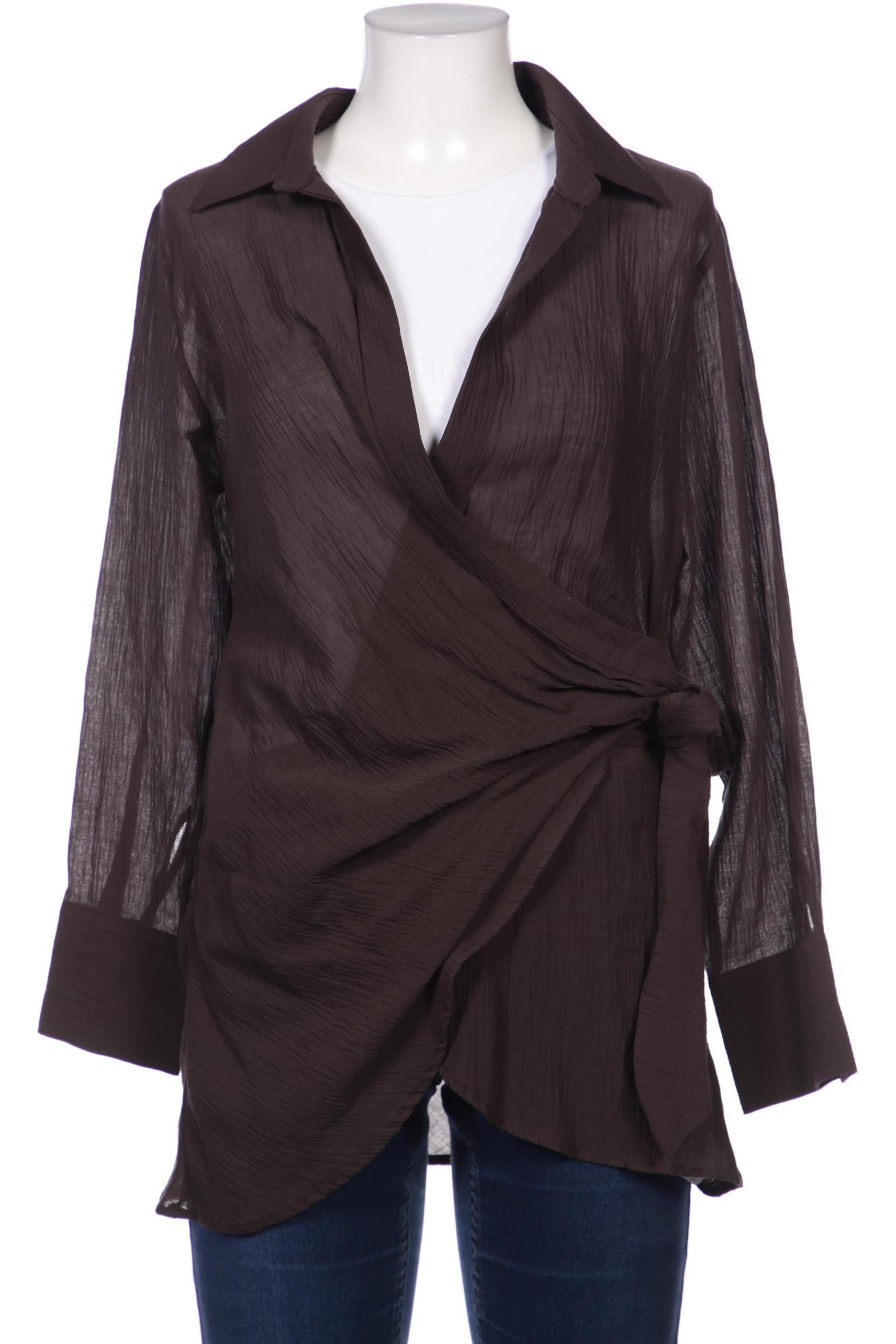 

Zara Damen Bluse, braun, Gr. 42