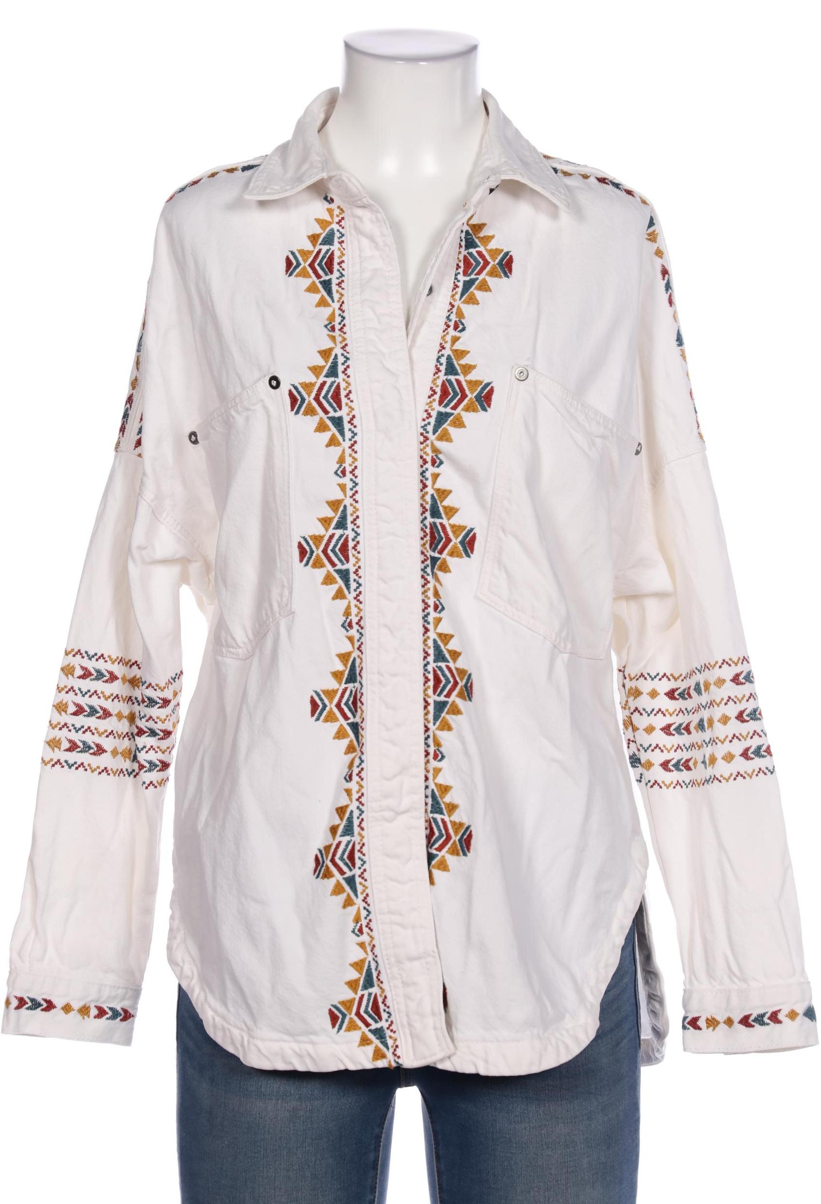 

Zara Damen Bluse, weiß, Gr. 34