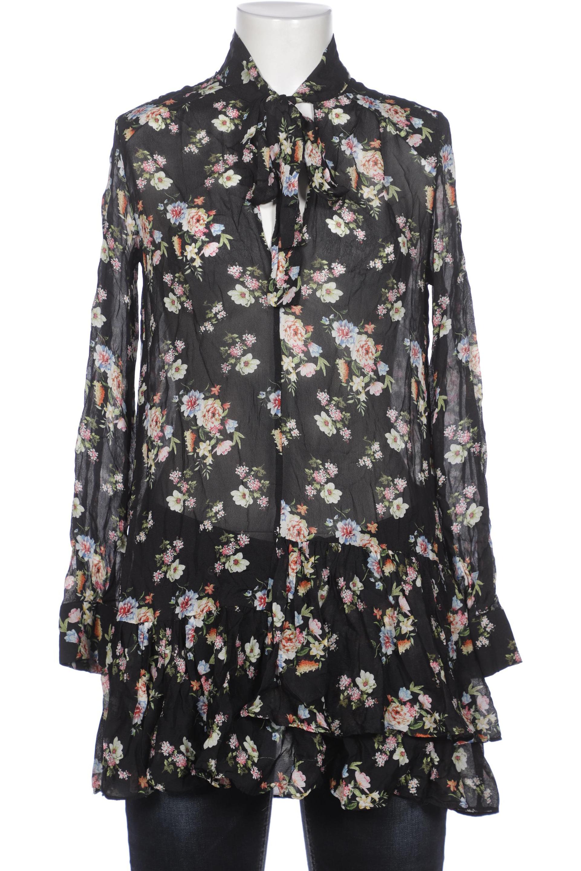 

ZARA Damen Bluse, schwarz