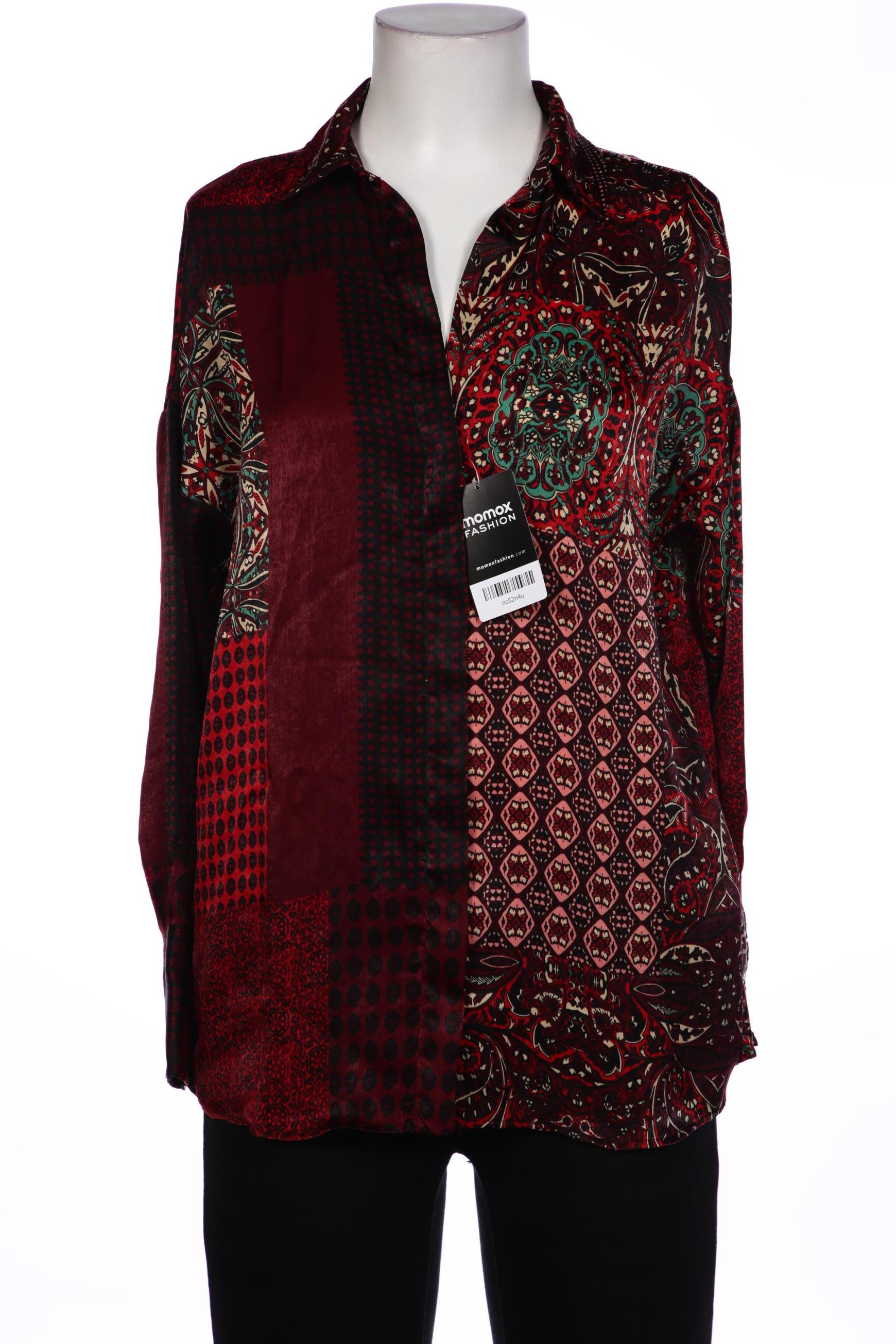 

Zara Damen Bluse, bordeaux, Gr. 34