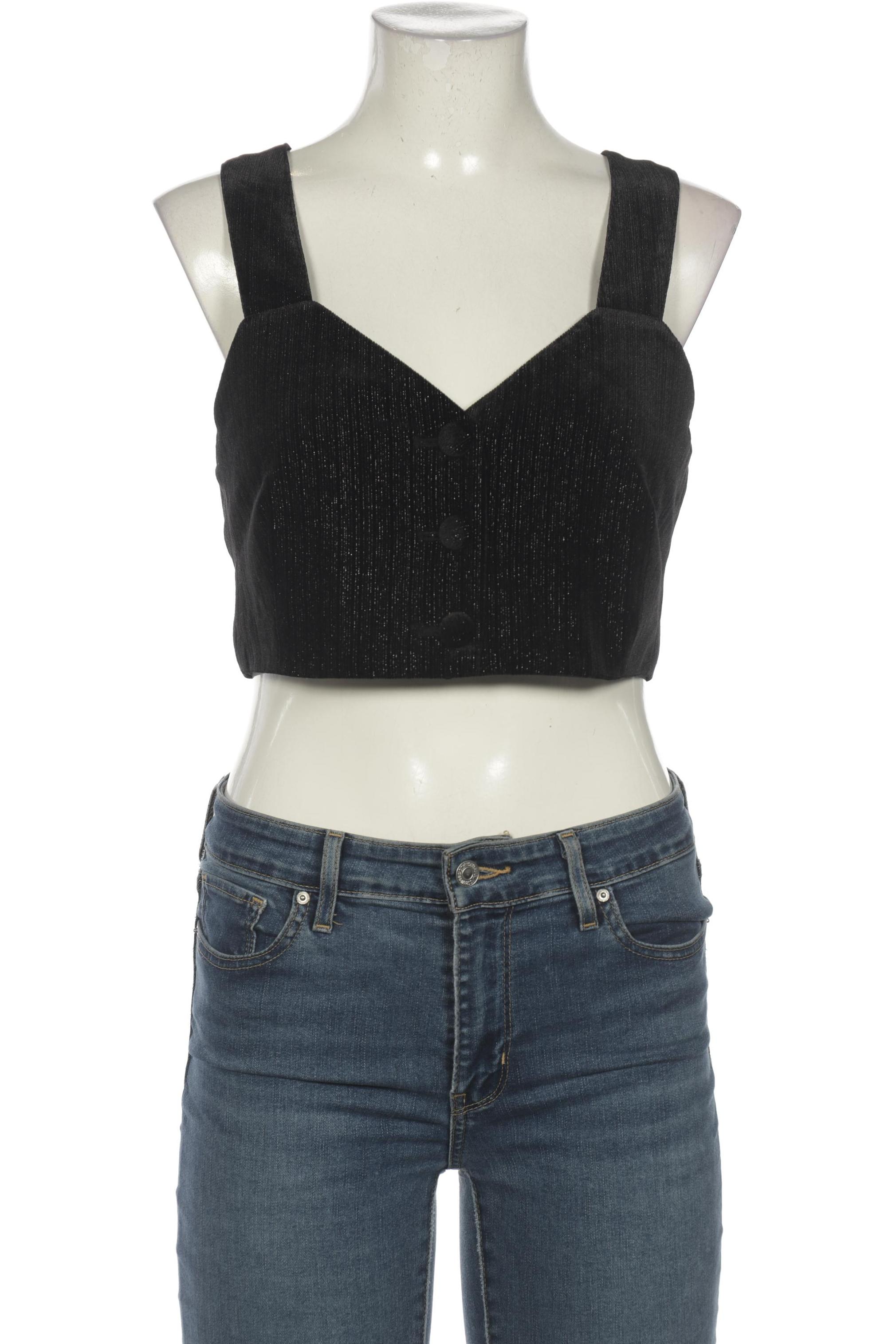 

ZARA Damen Bluse, schwarz