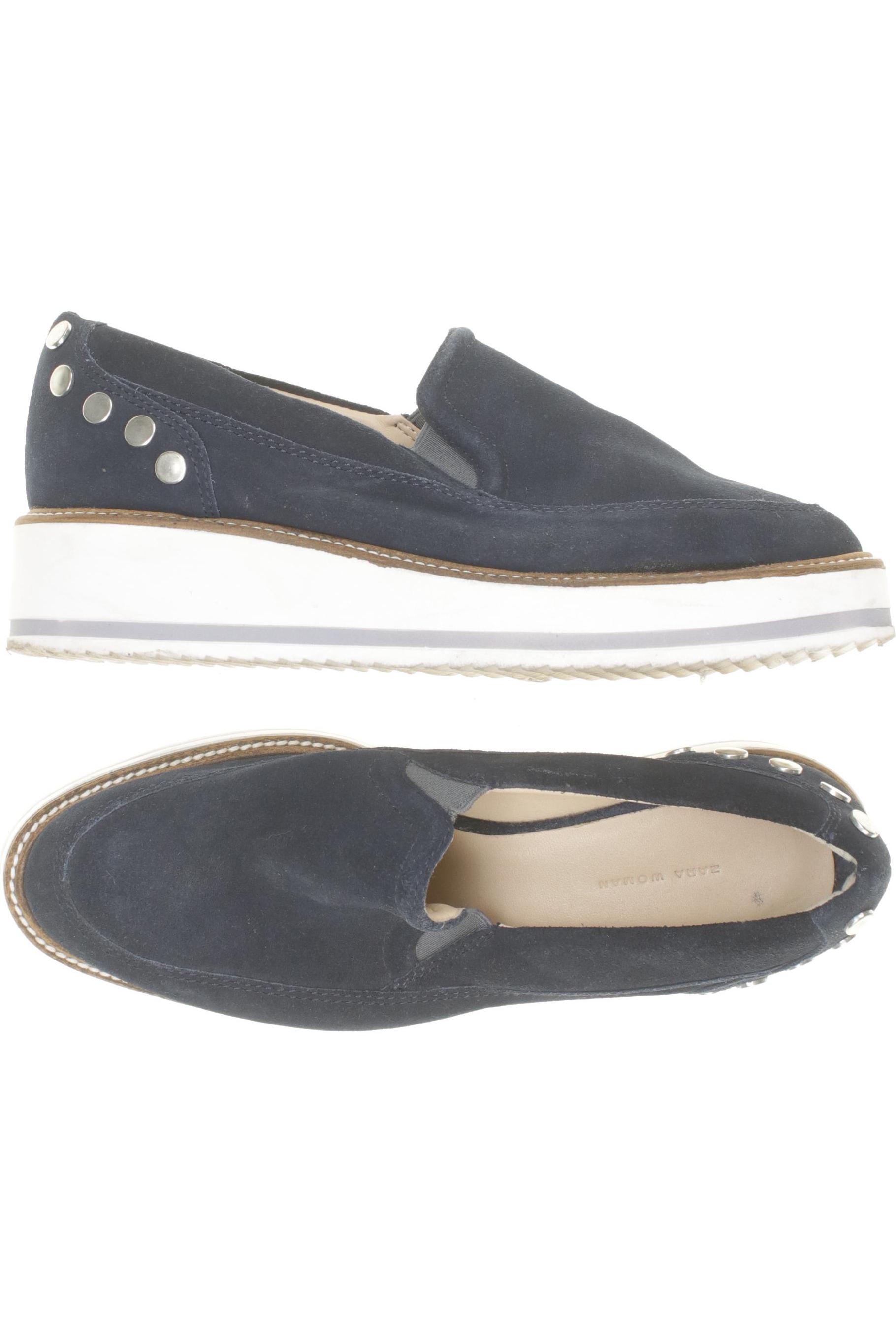 

Zara Damen Halbschuh, blau, Gr. 39