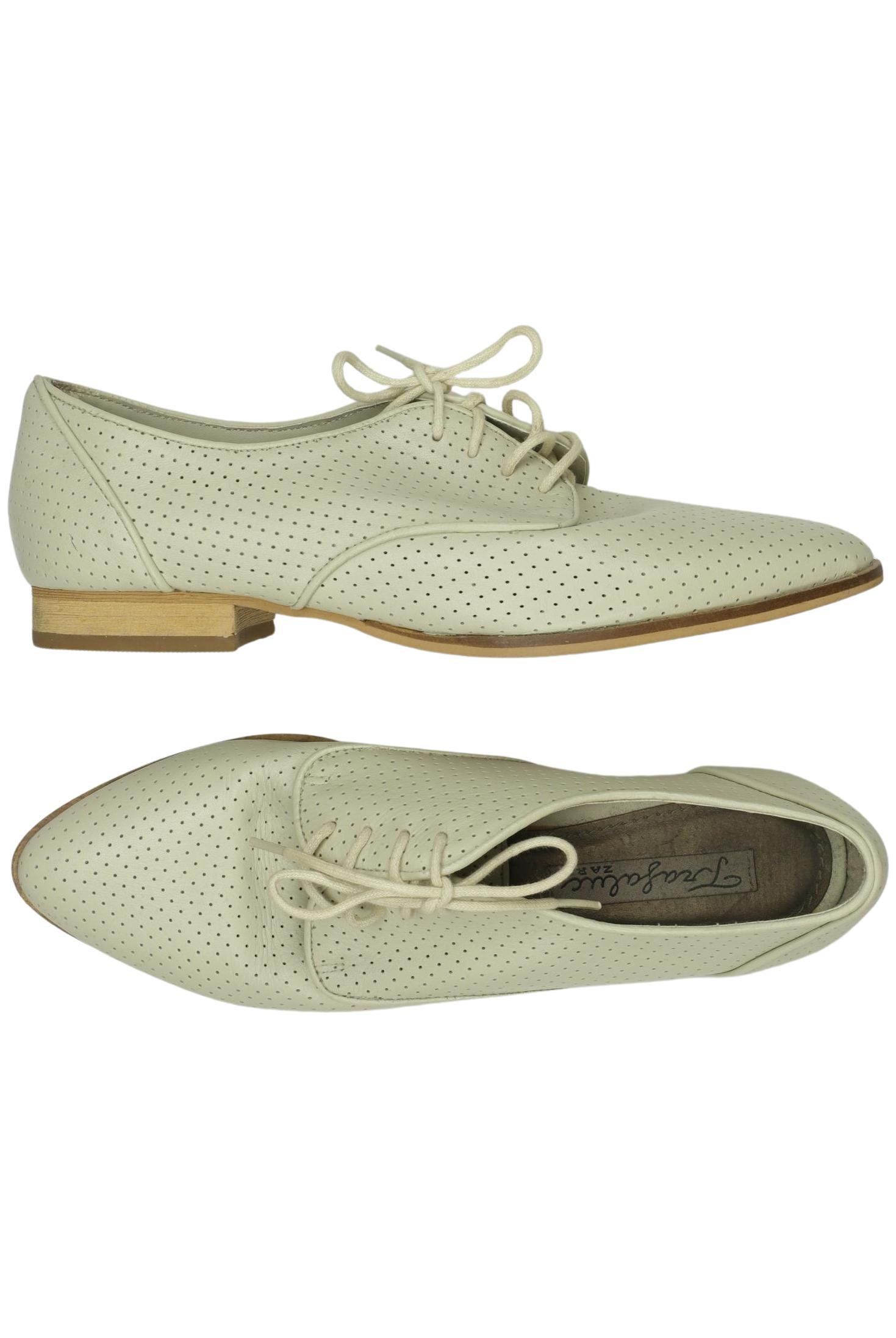 

Zara Damen Halbschuh, cremeweiß, Gr. 42