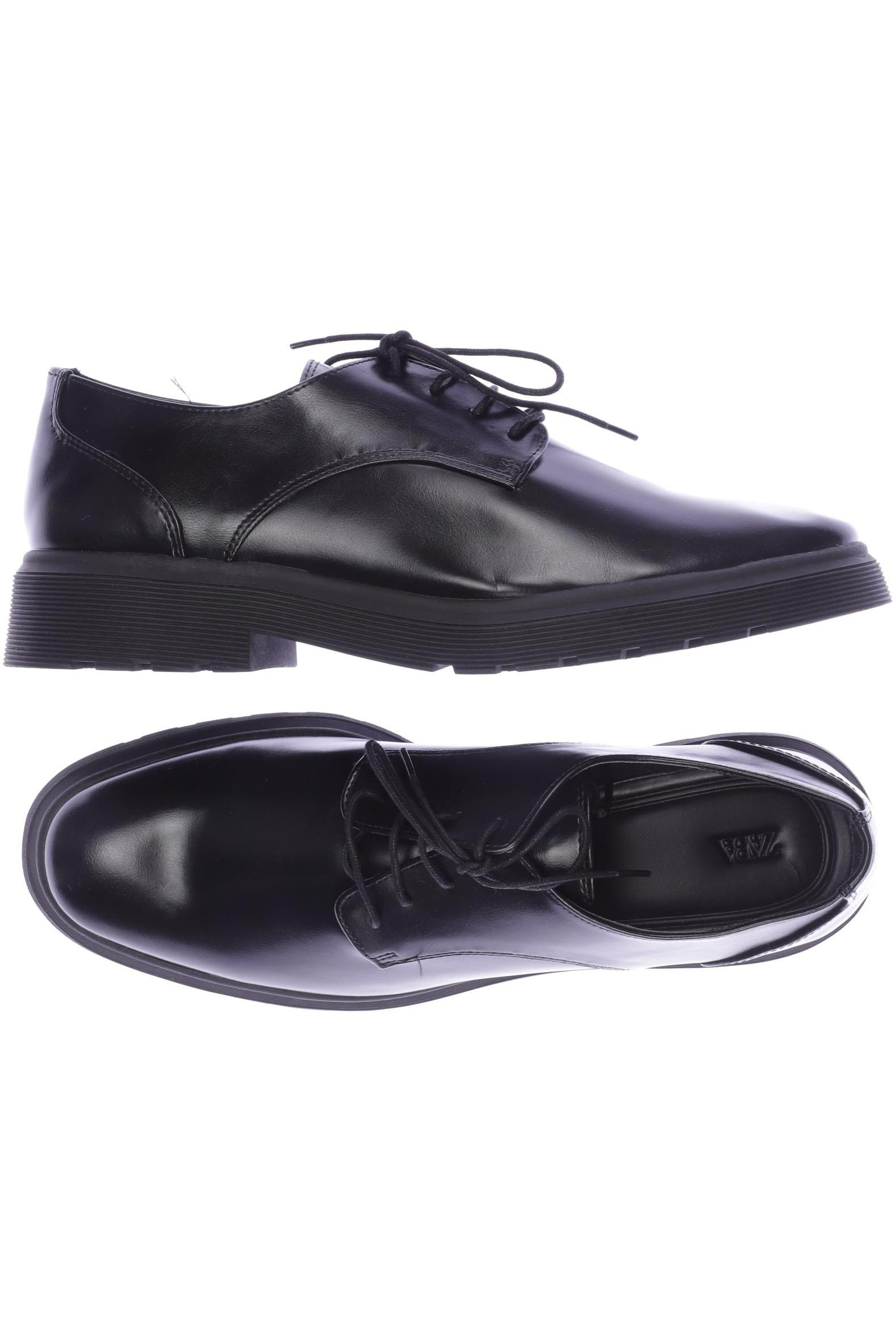 

ZARA Damen Halbschuh, schwarz