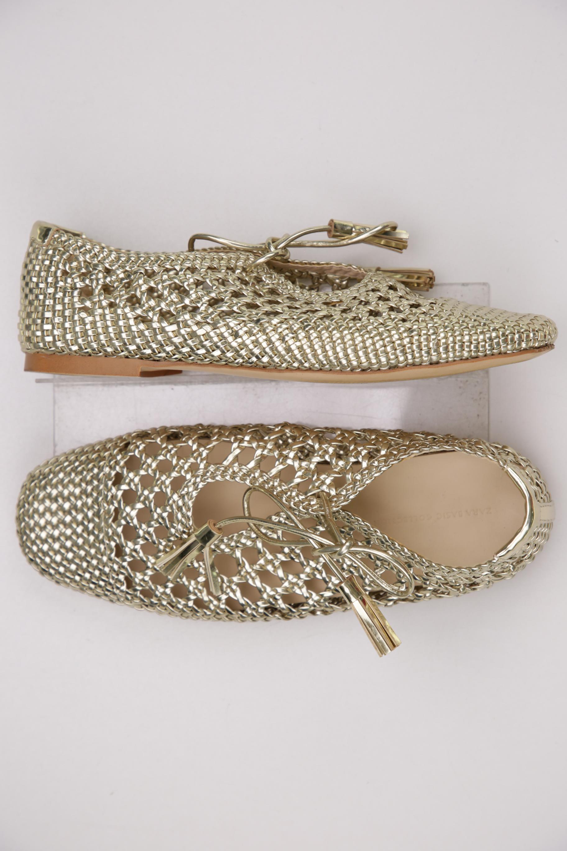 

Zara Damen Halbschuh, gelb, Gr. 37