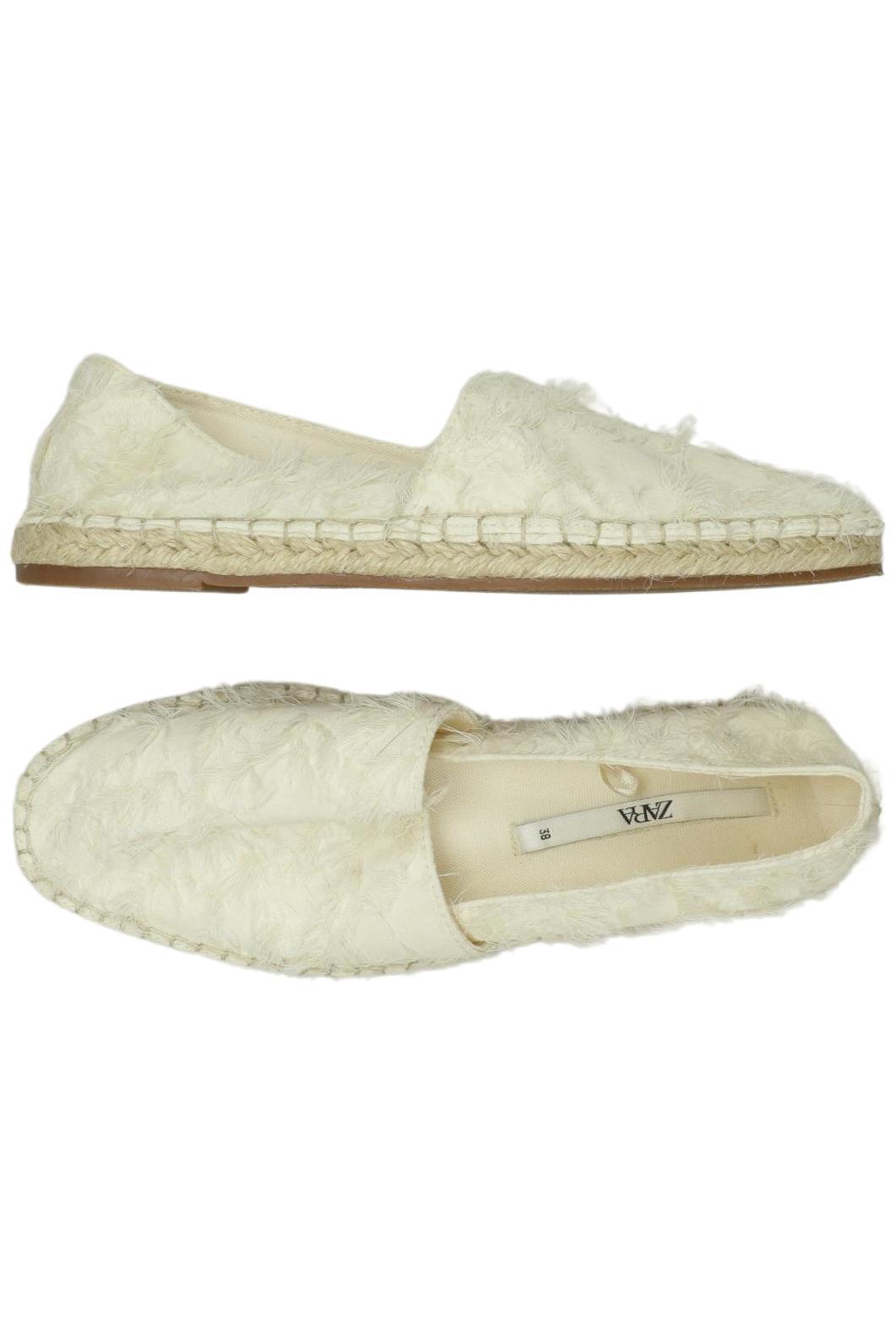 

Zara Damen Halbschuh, cremeweiß, Gr. 38