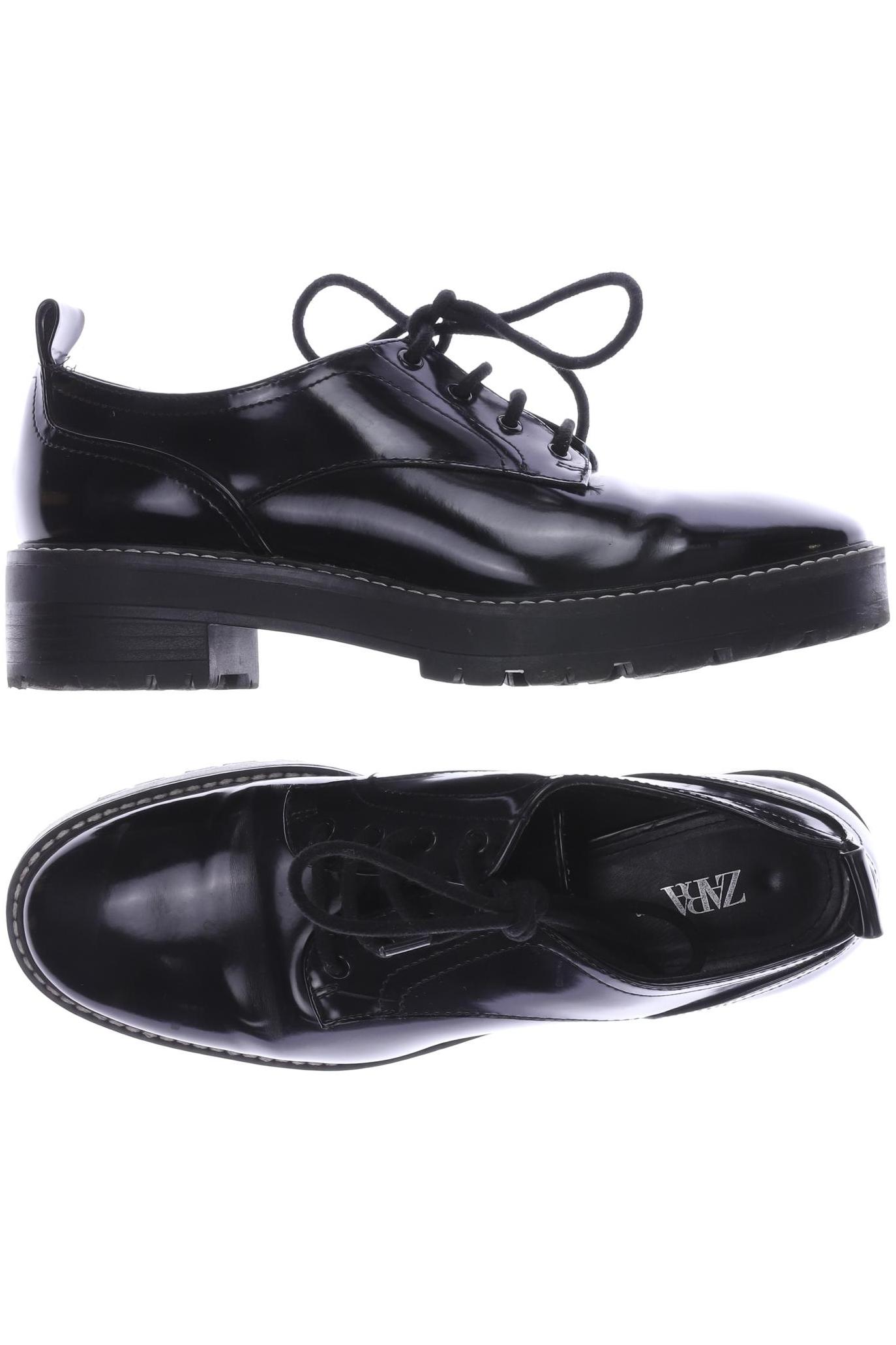 

ZARA Damen Halbschuh, schwarz