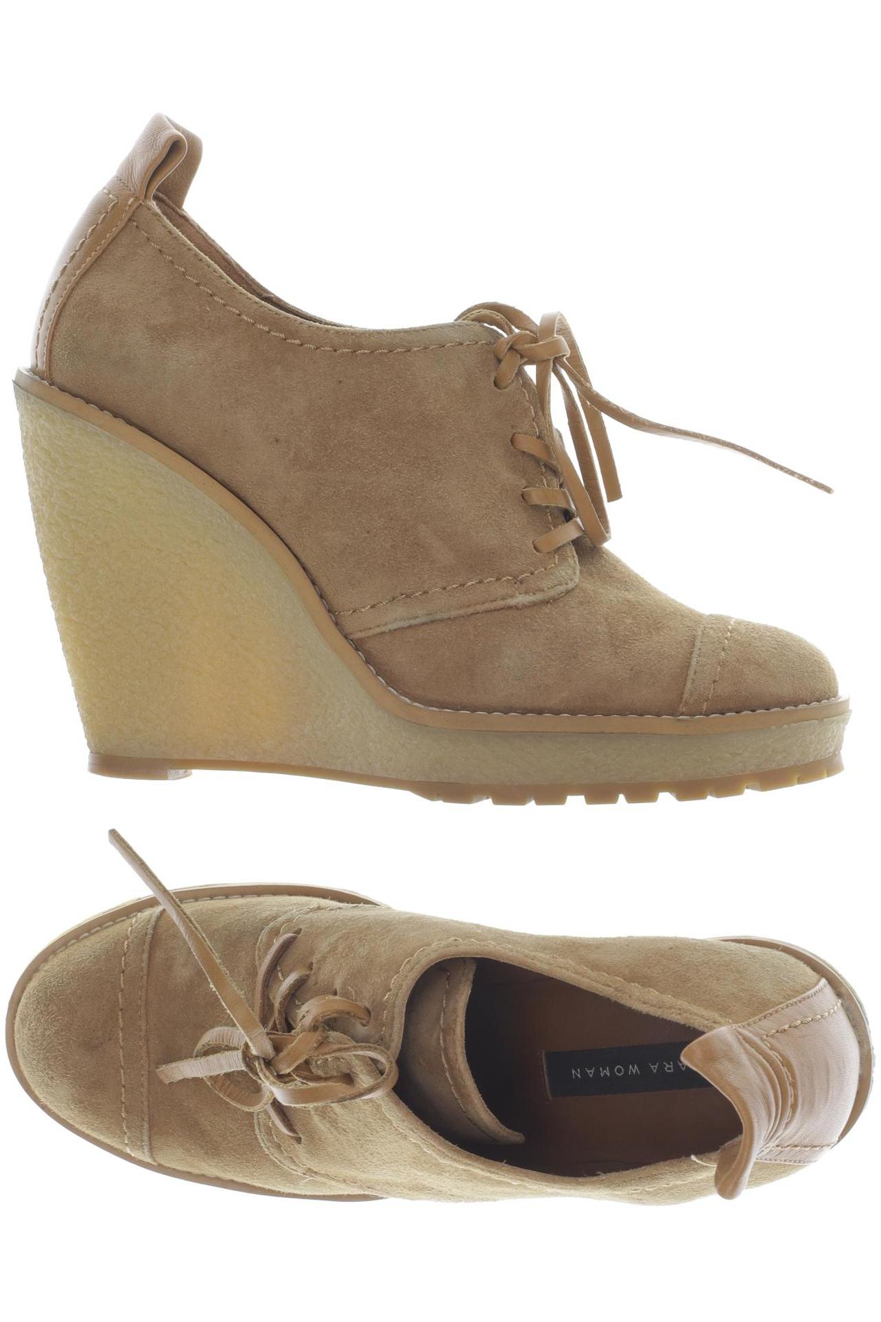 

ZARA Damen Halbschuh, beige