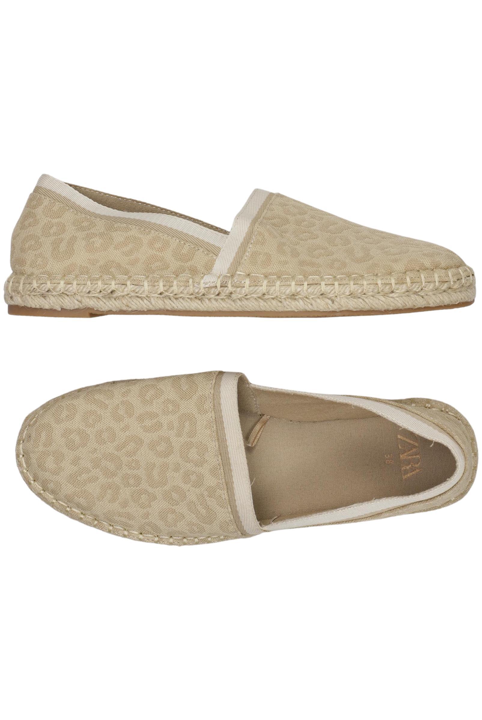 

Zara Damen Halbschuh, beige, Gr. 38