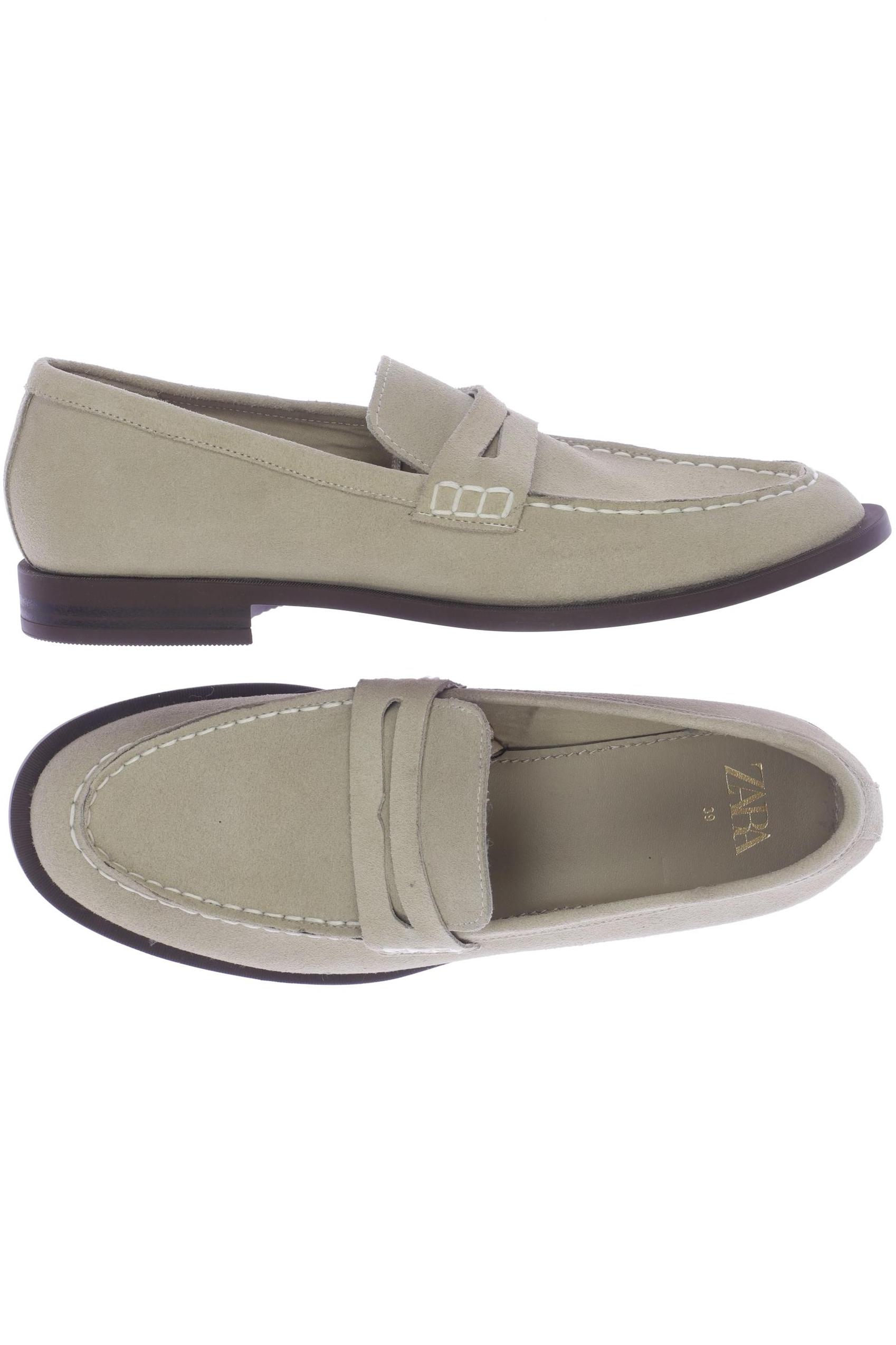 

ZARA Damen Halbschuh, beige