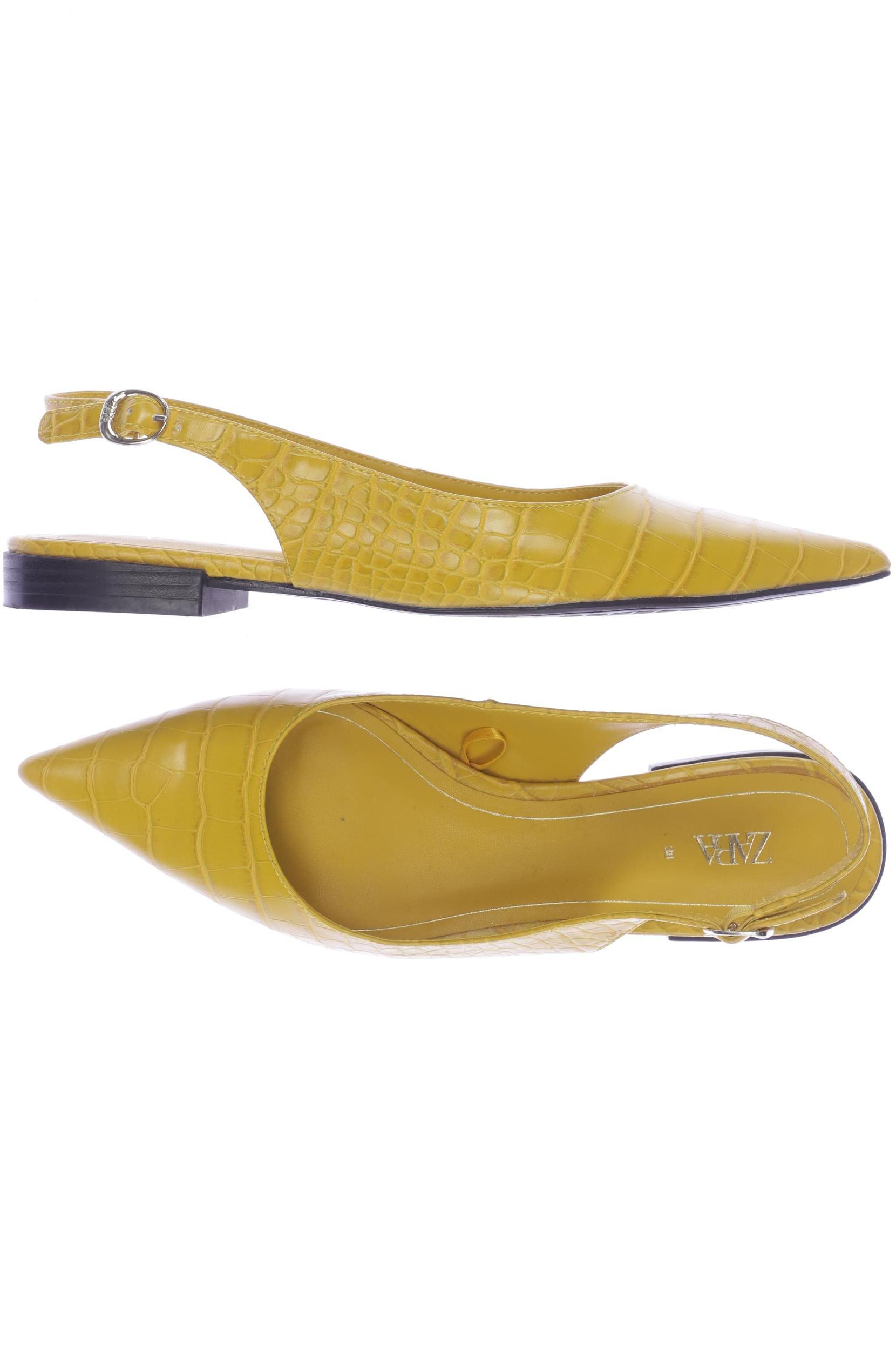 

ZARA Damen Halbschuh, gelb