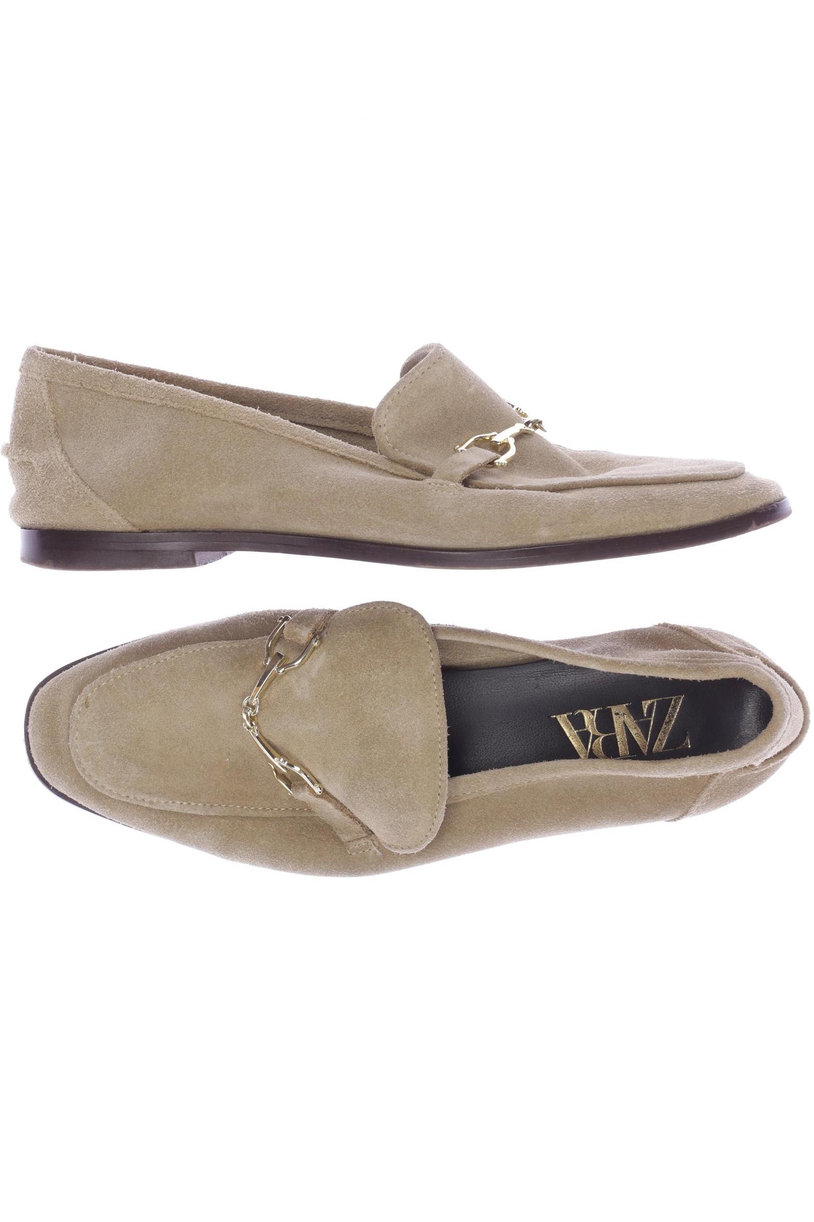 

ZARA Damen Halbschuh, beige