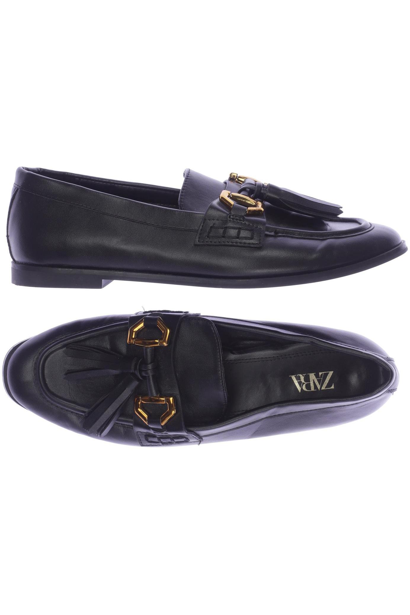 

ZARA Damen Halbschuh, schwarz