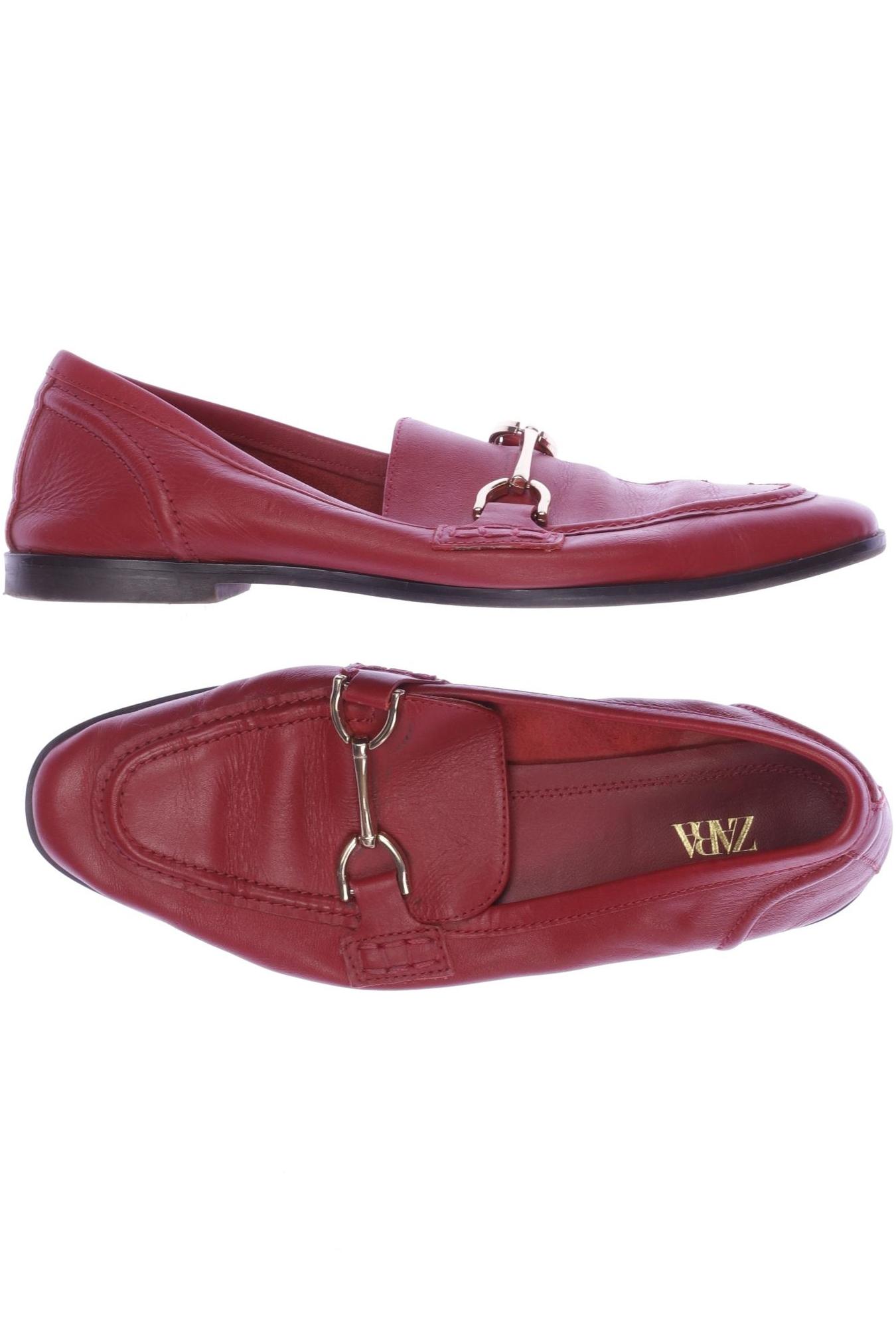 

Zara Damen Halbschuh, rot, Gr. 37