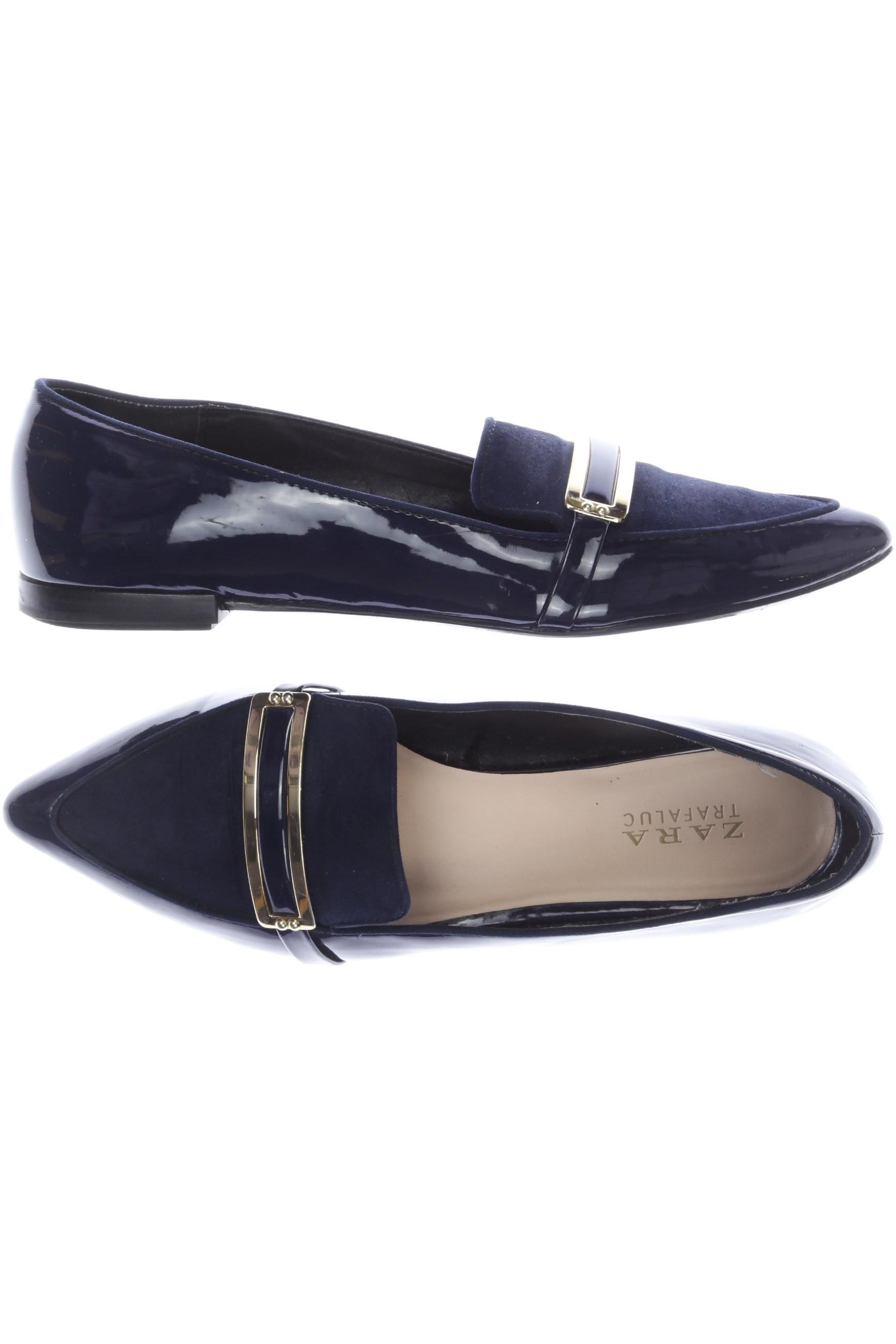 

Zara Damen Halbschuh, marineblau, Gr. 41