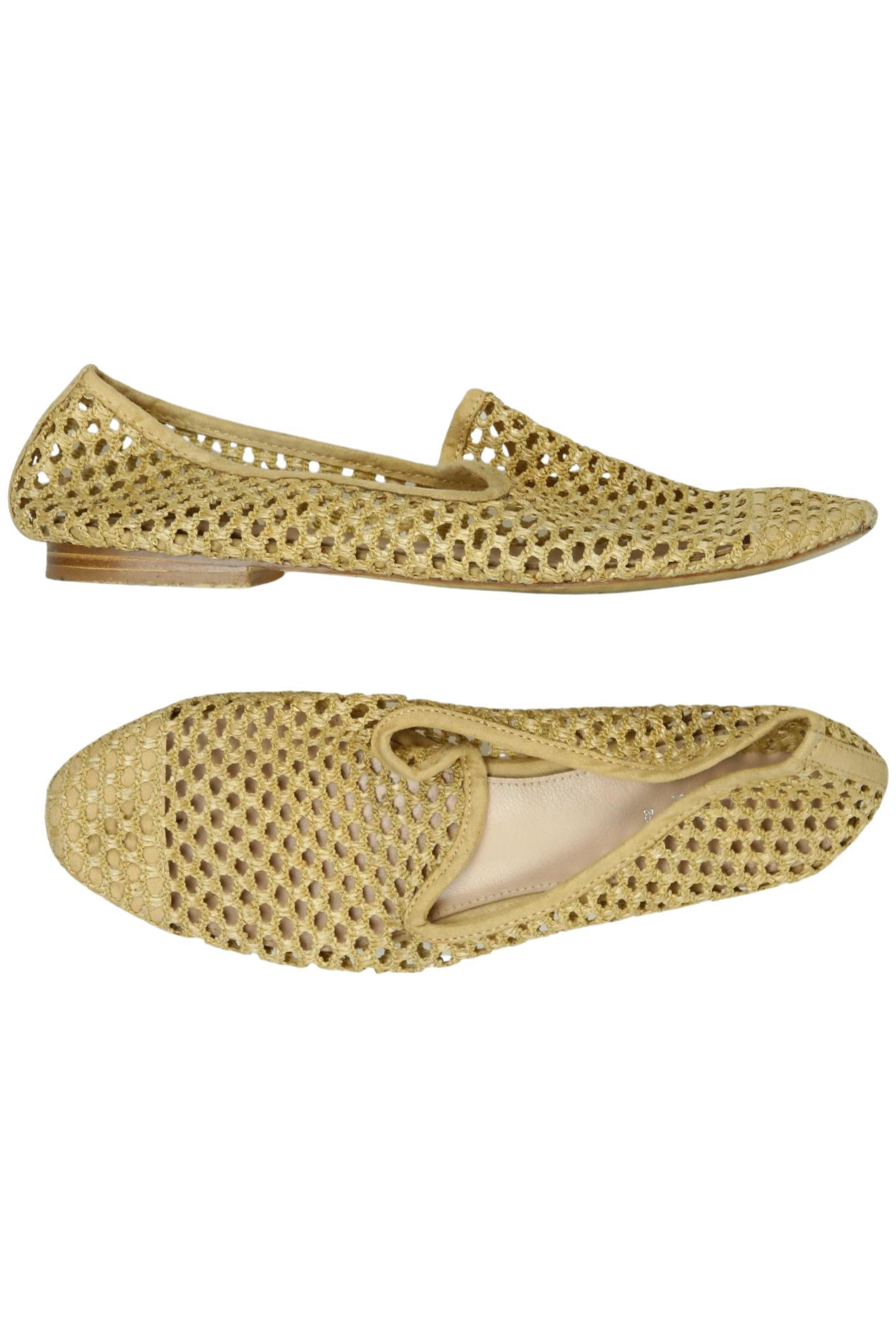 

Zara Damen Halbschuh, beige, Gr. 38