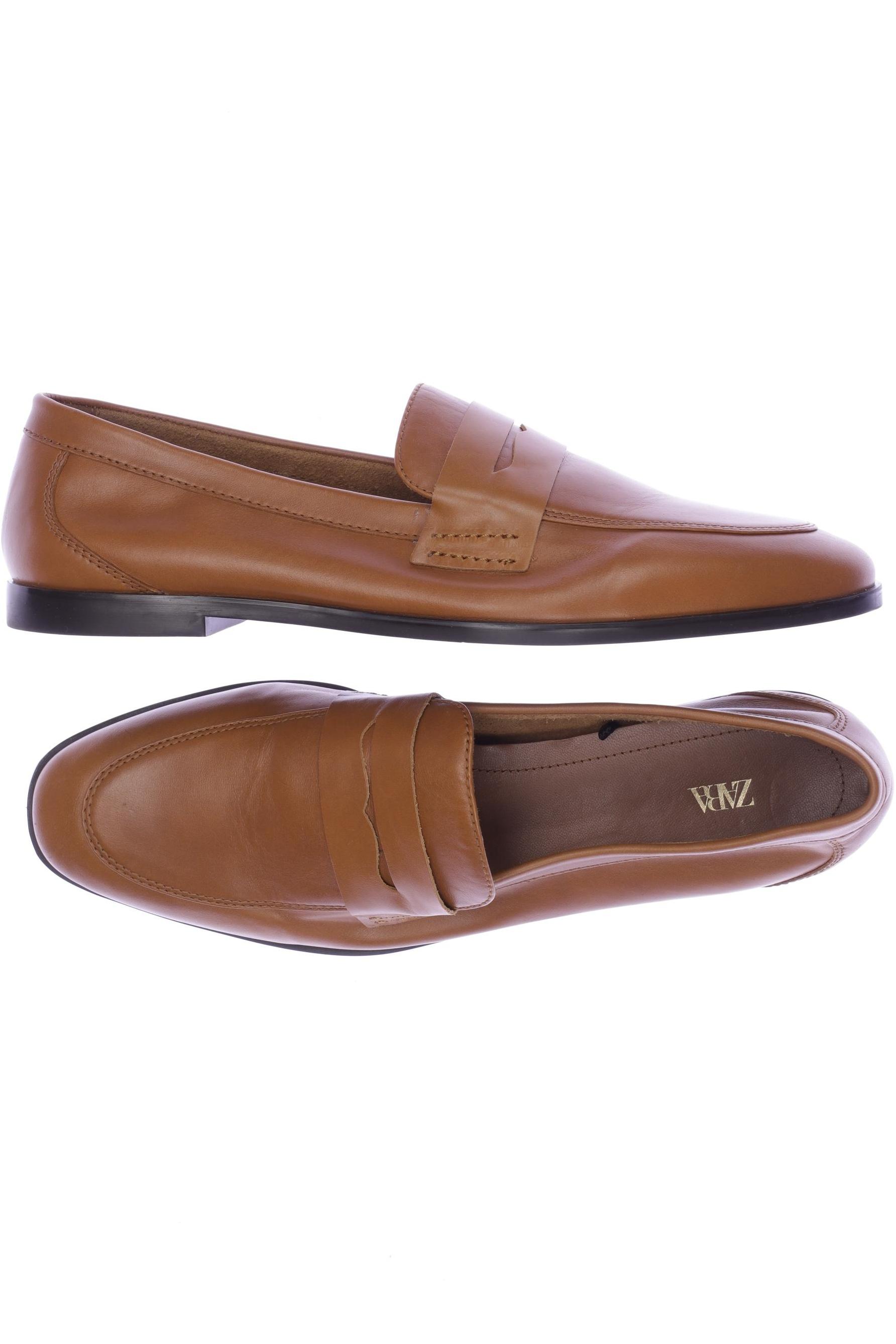 

Zara Damen Halbschuh, beige, Gr. 41
