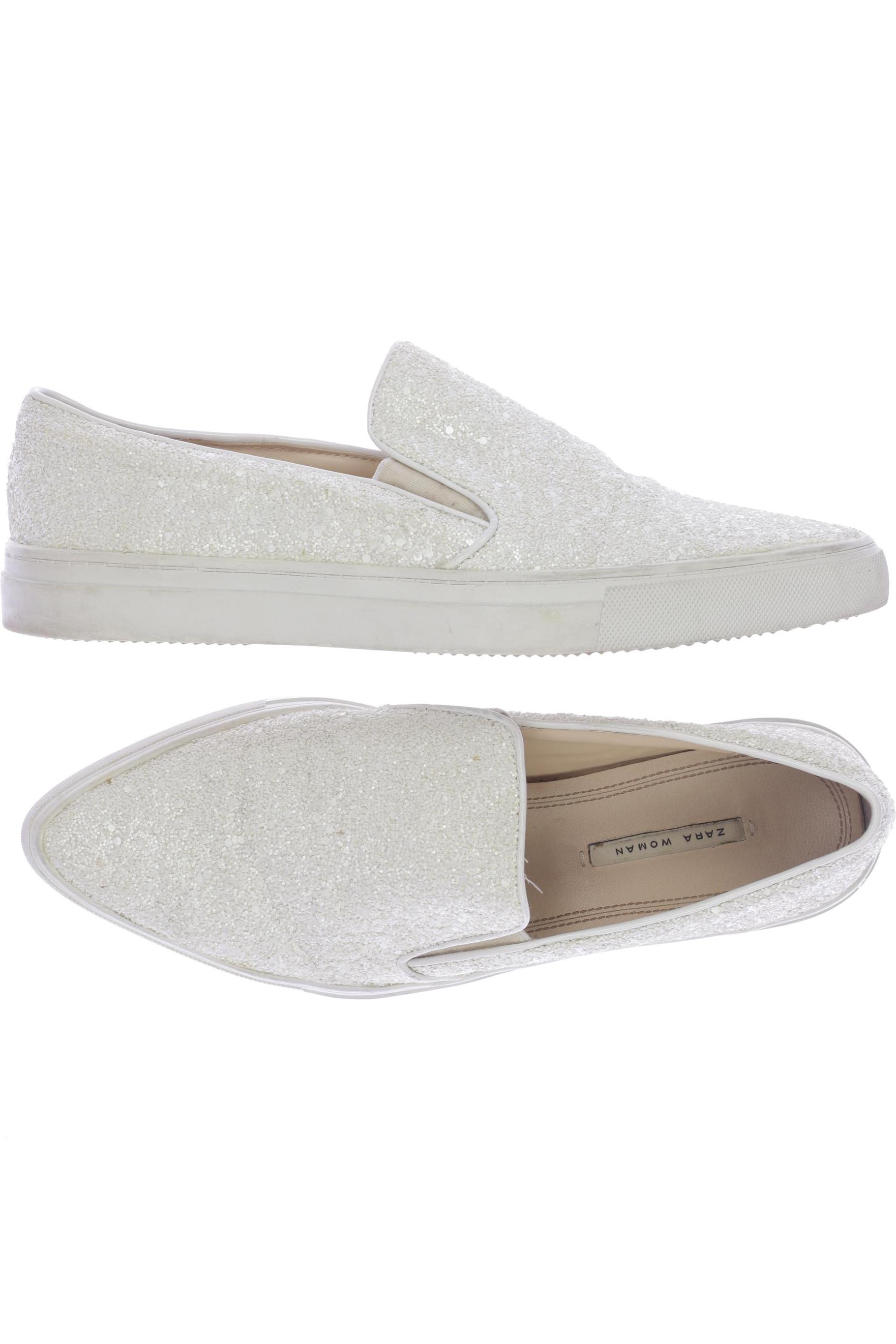 

Zara Damen Halbschuh, cremeweiß, Gr. 39