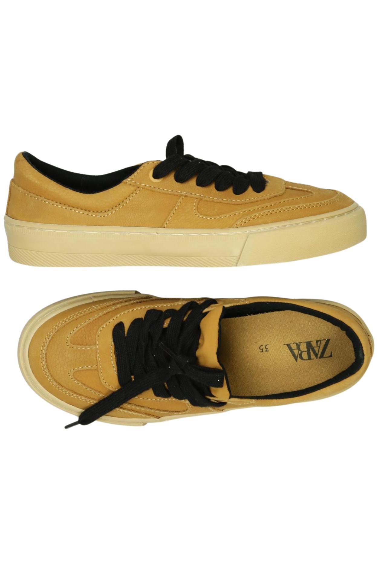 

Zara Damen Halbschuh, gelb, Gr. 35