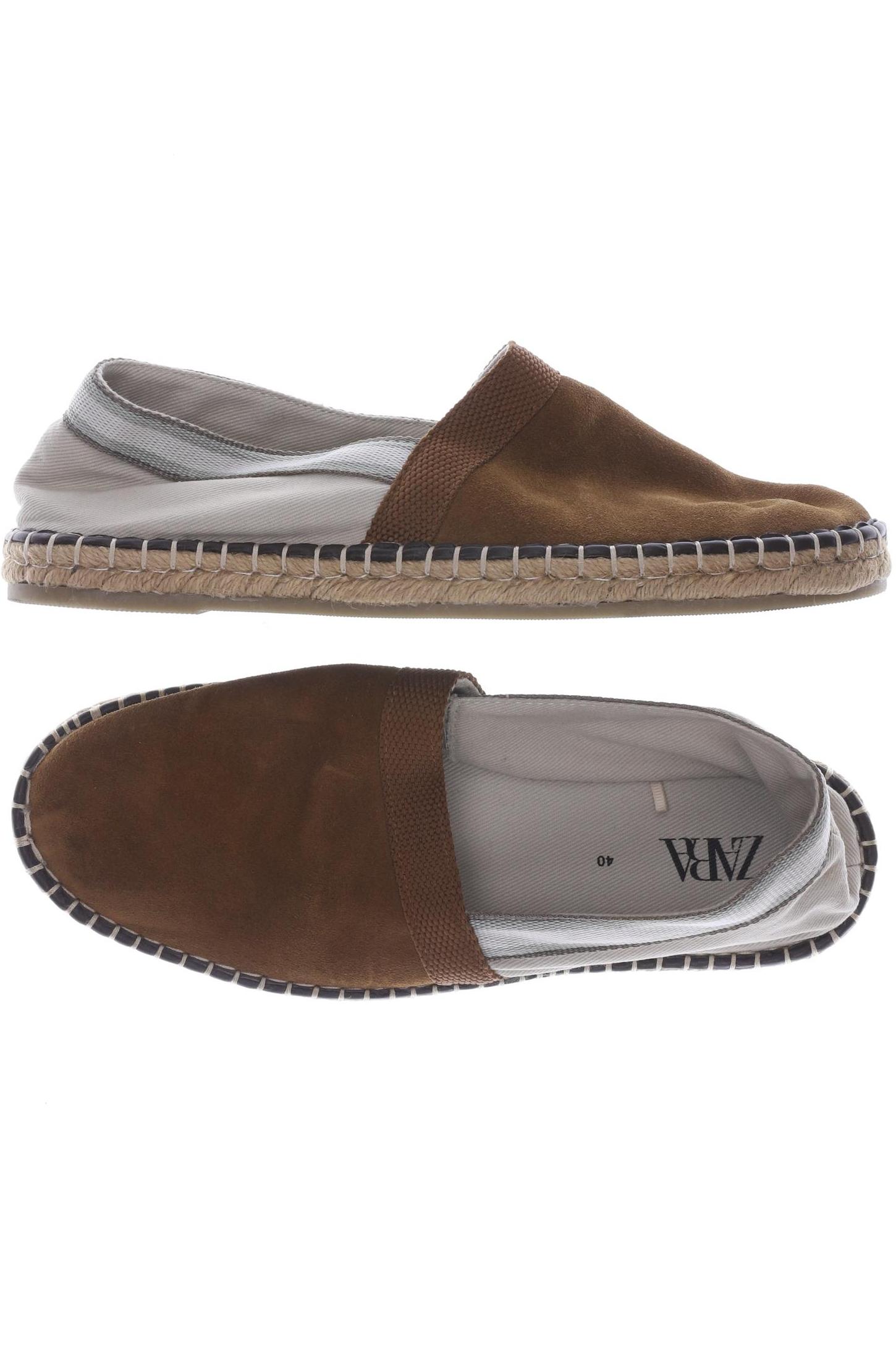 

ZARA Damen Halbschuh, braun