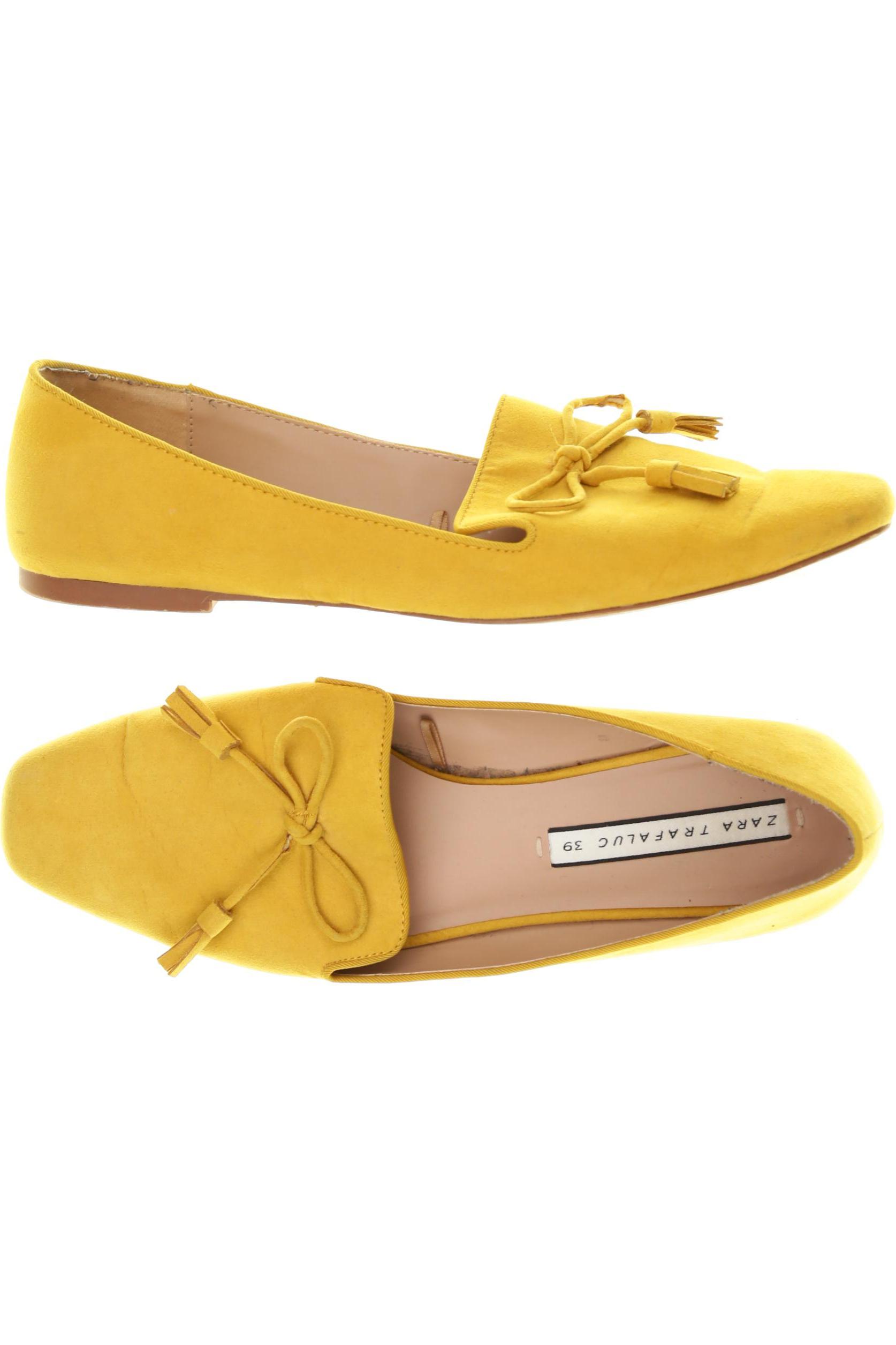 

Zara Damen Halbschuh, gelb, Gr. 39