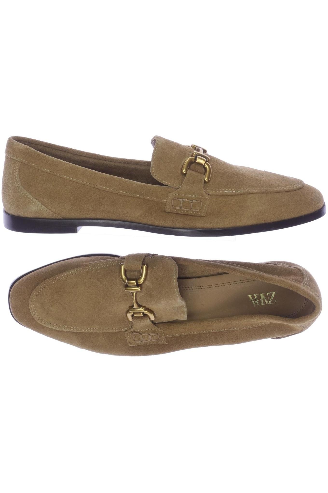 

Zara Damen Halbschuh, beige, Gr. 40