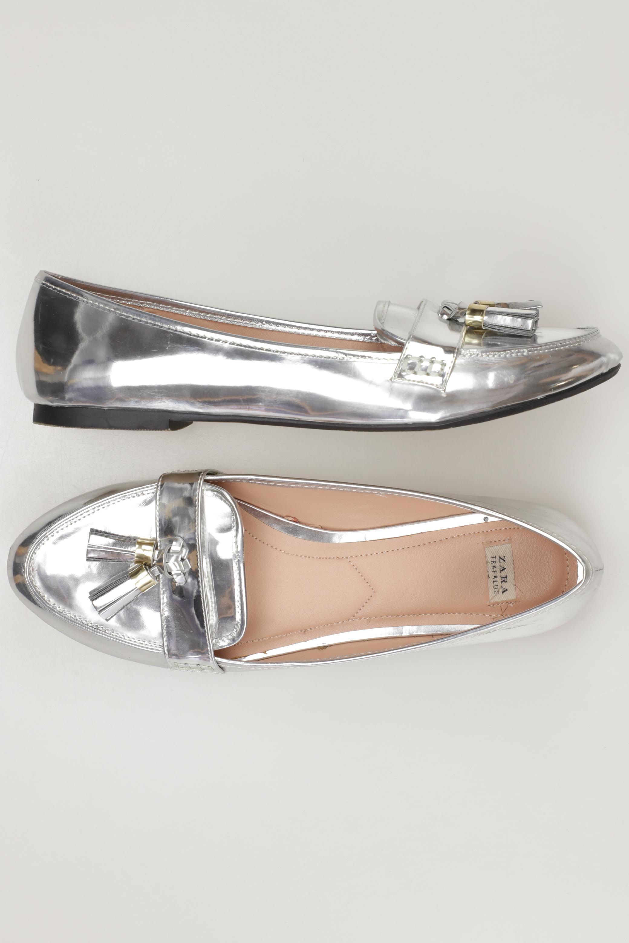 

Zara Damen Halbschuh, silber, Gr. 40