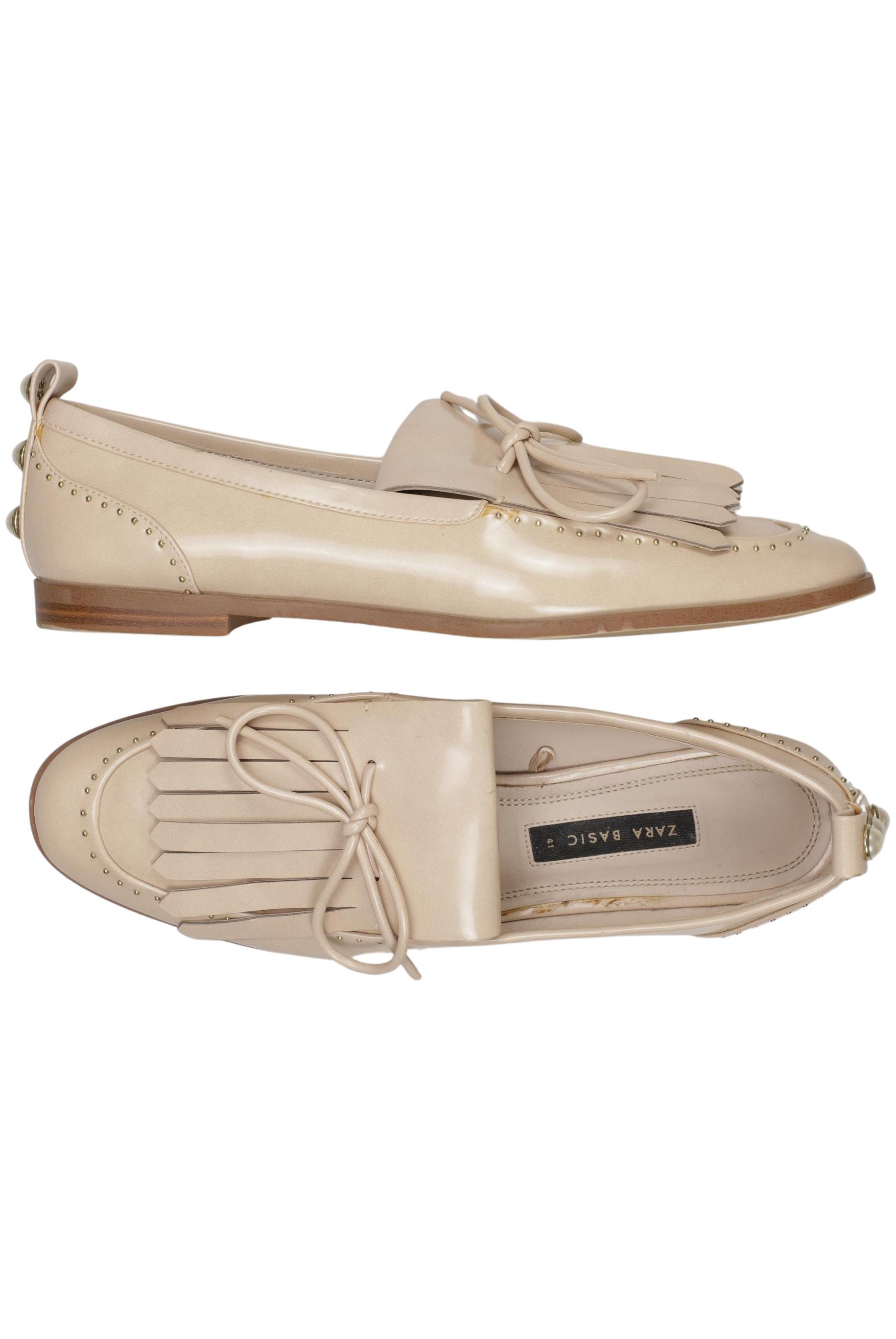 

Zara Damen Halbschuh, beige, Gr. 41